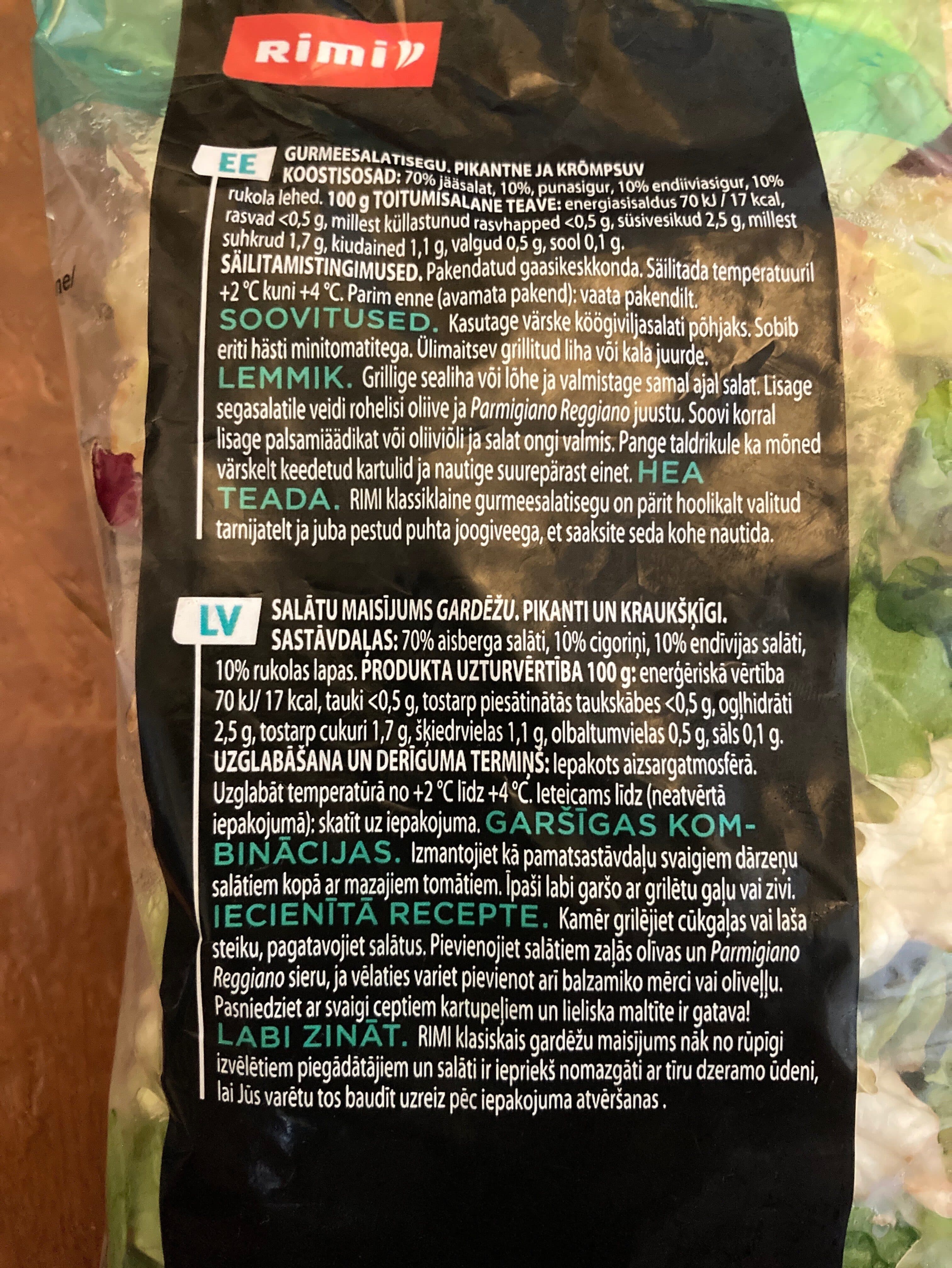 Rimi Gourmet Mix packshot