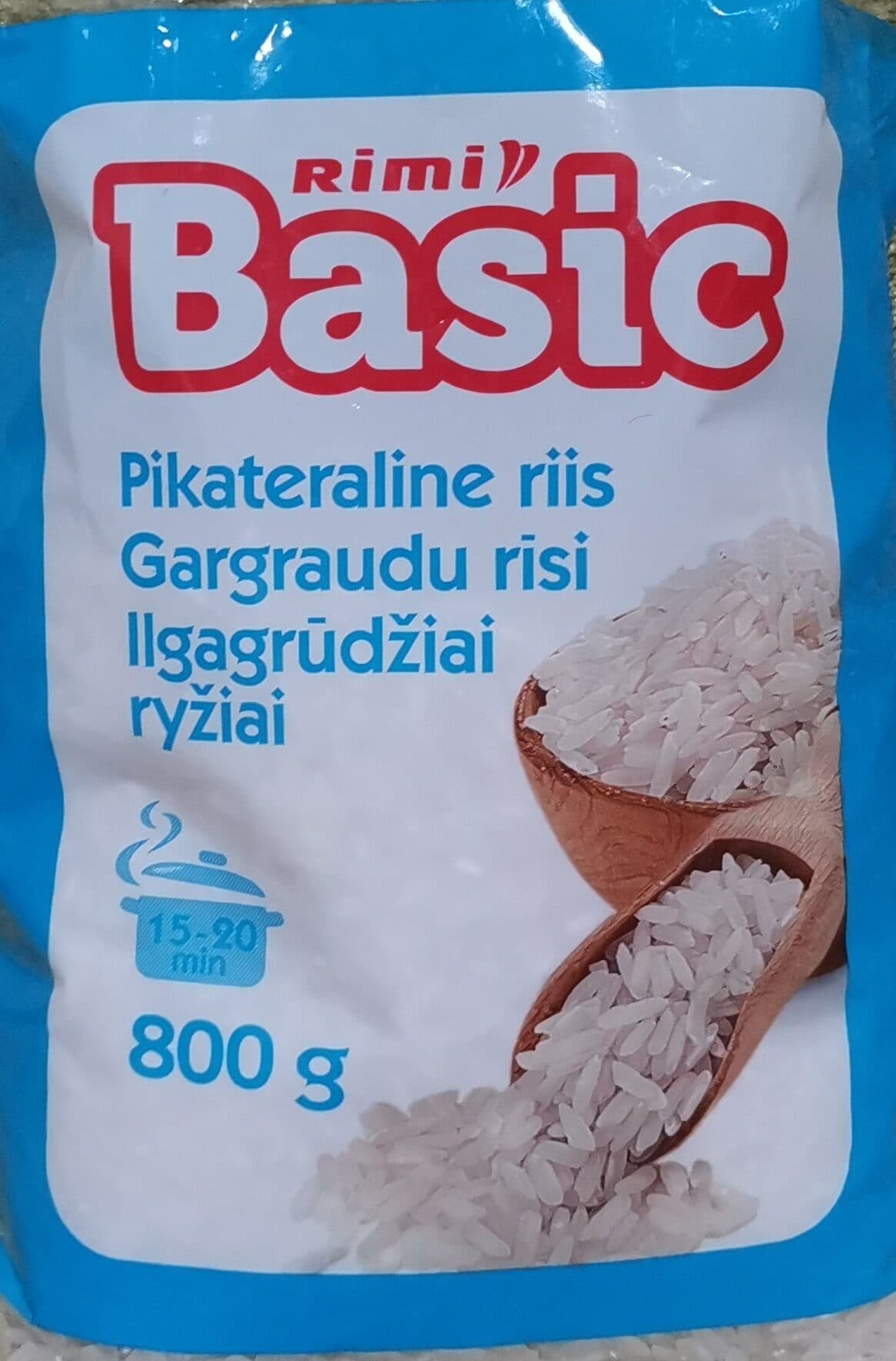 Rimi basic Long grain rice packshot