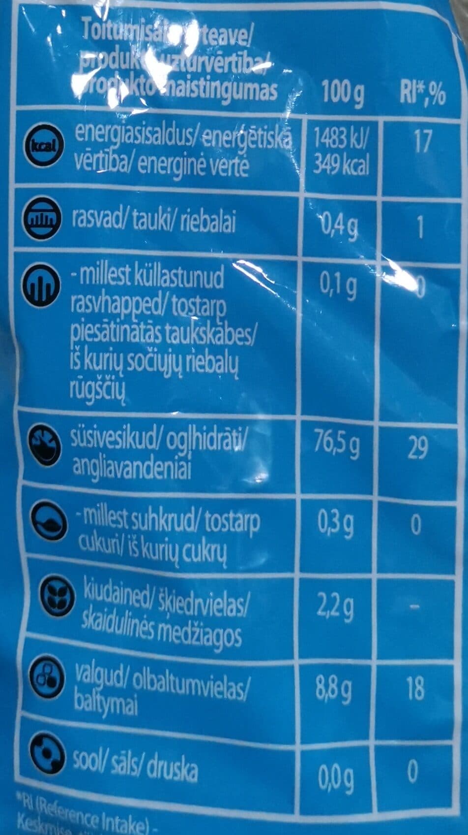 Rimi basic Long grain rice packshot