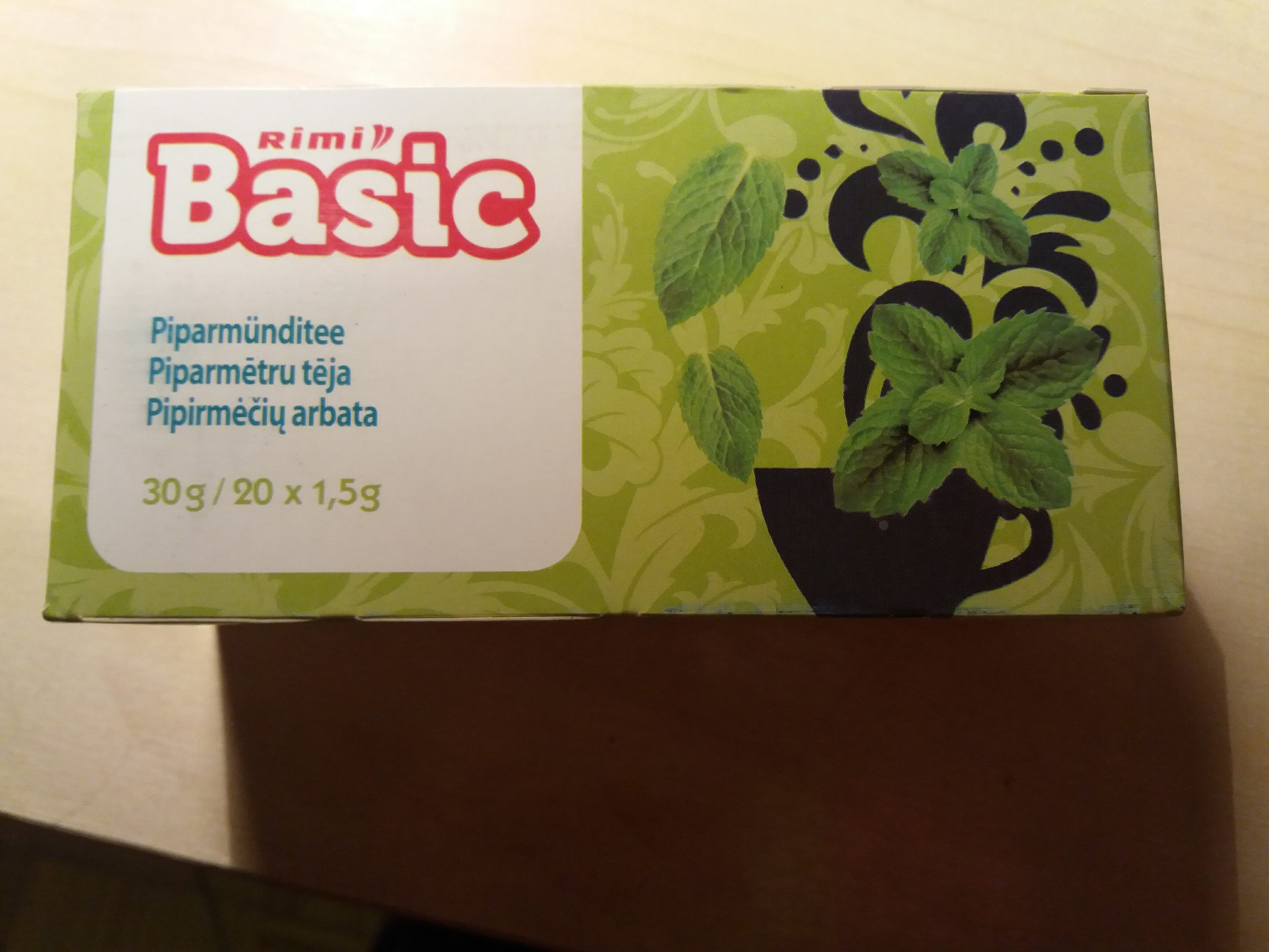 Rimi Basic Piparmunditee packshot
