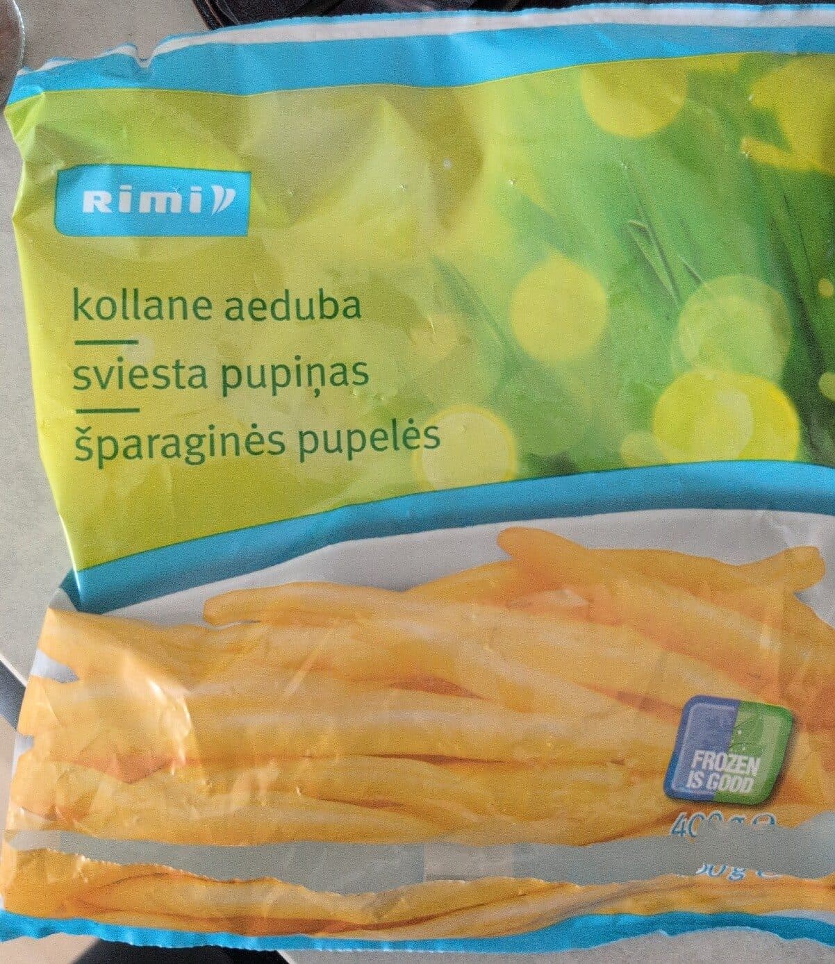 Rimi Kollane Aeduba, Külmutatud packshot
