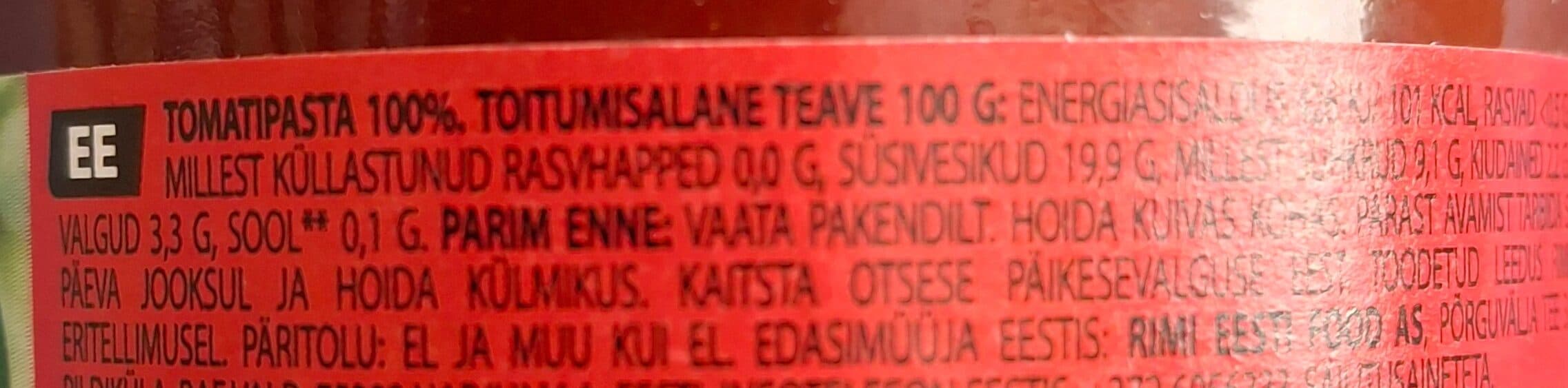 Rimi Tomato paste packshot