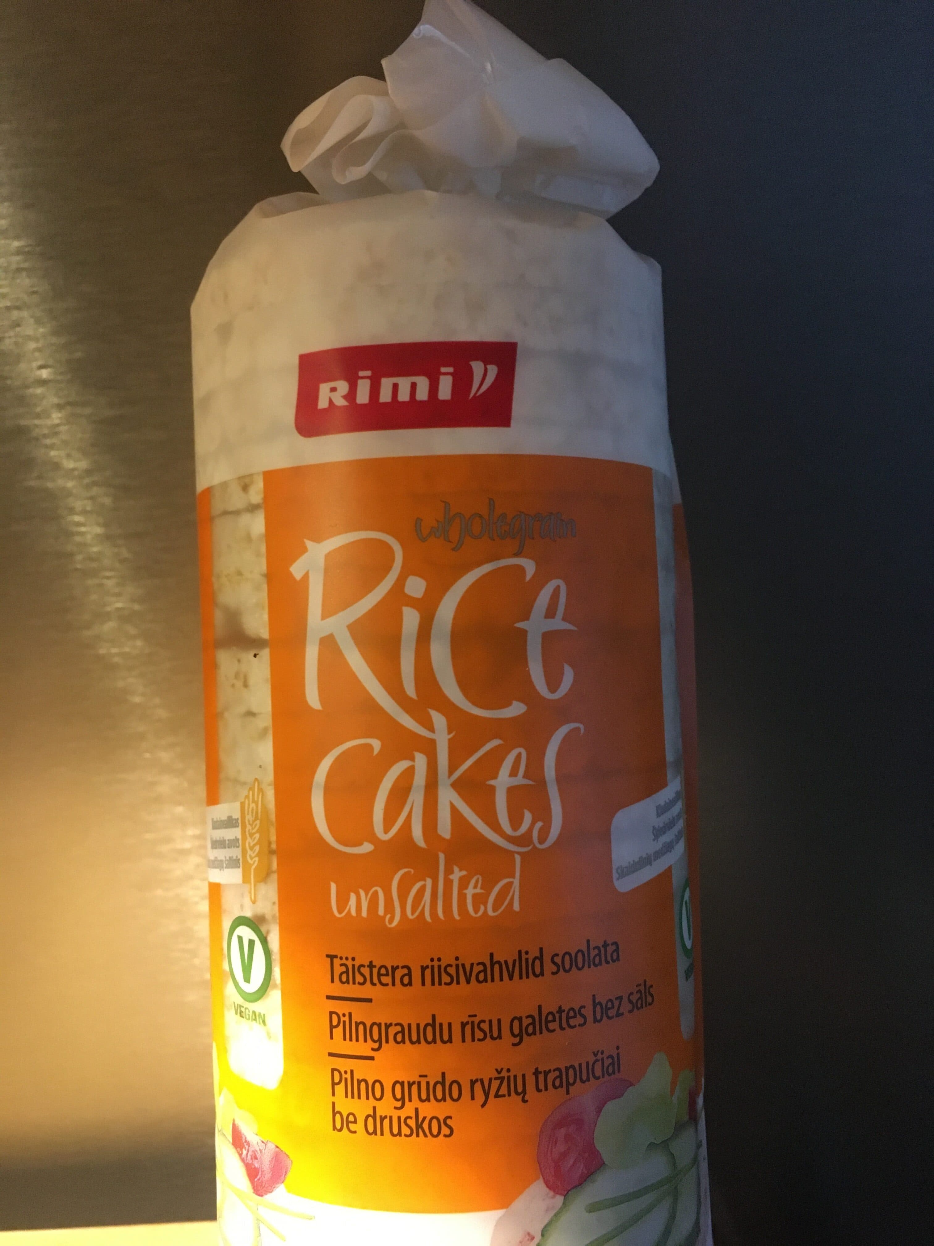 Rimi Rice cakes unsalted packshot