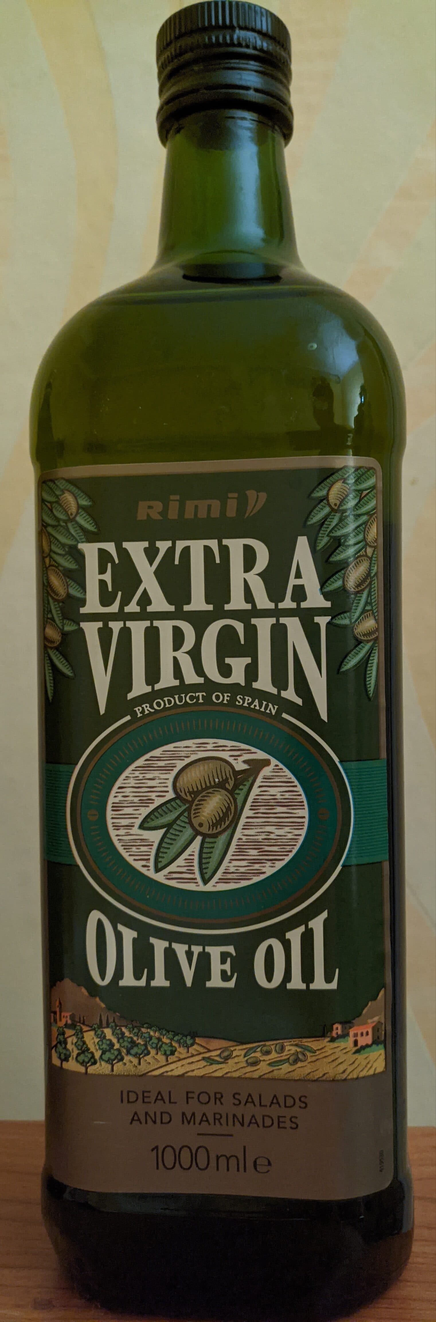 Rimi Extra virgin olive oil packshot