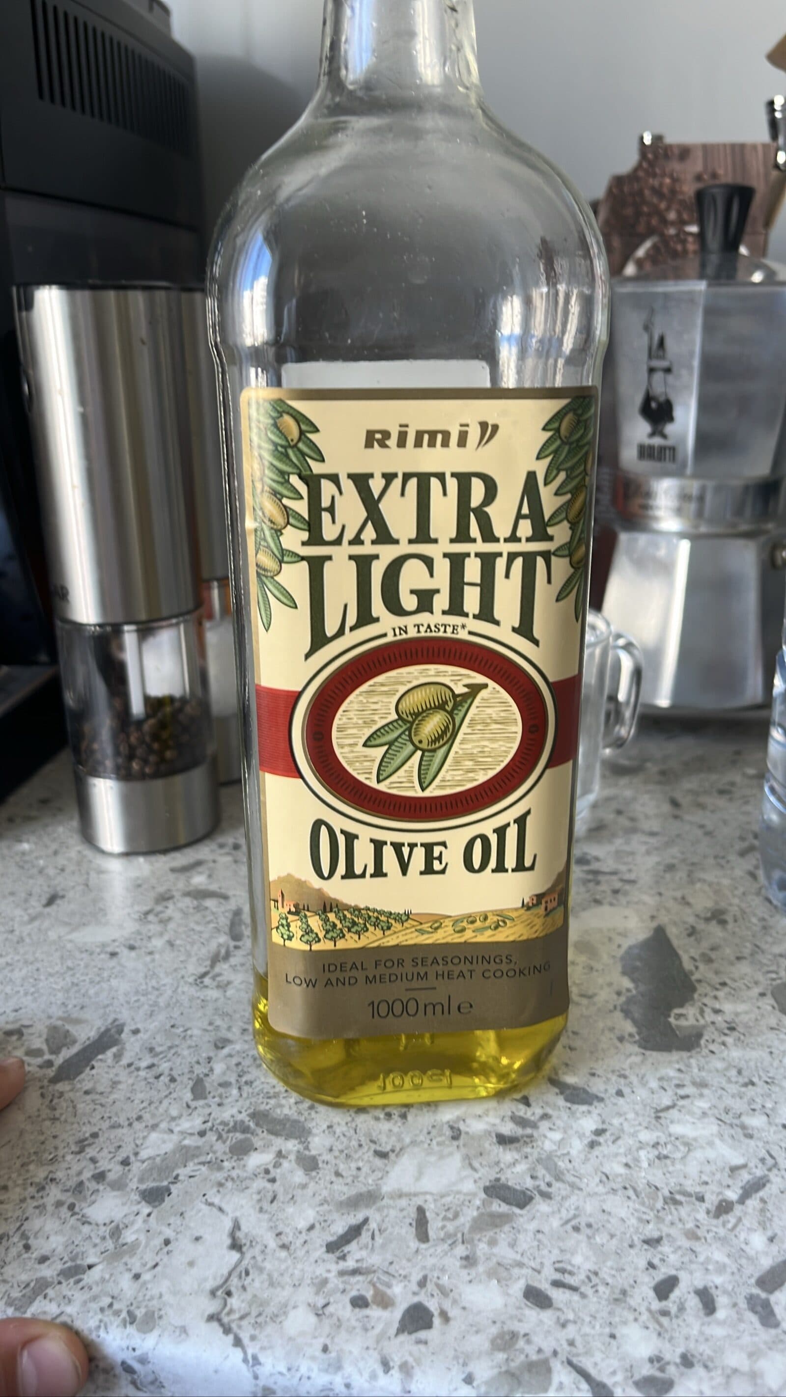 Rimi Olive oil extra light taste packshot