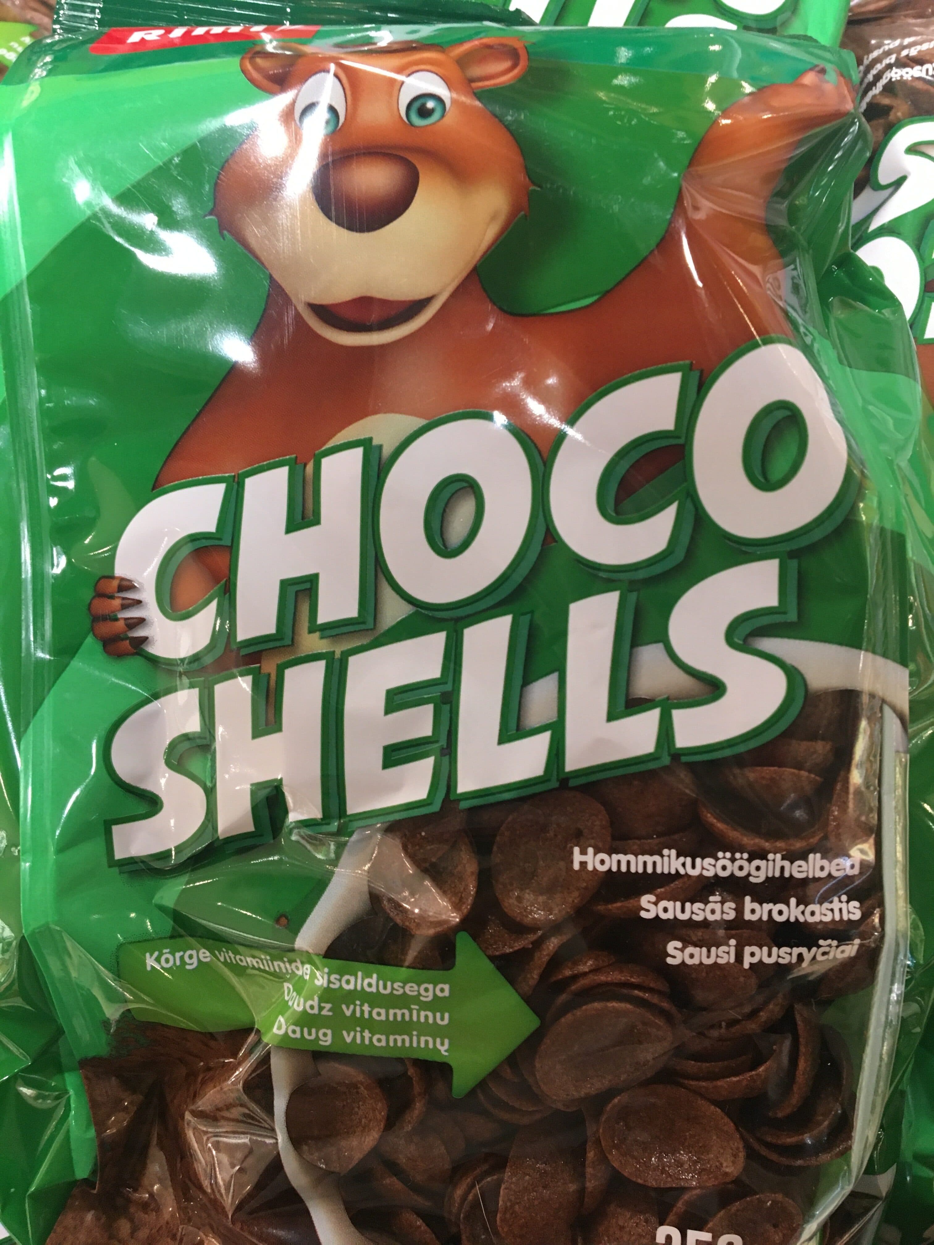 Rimi Choco Shells packshot