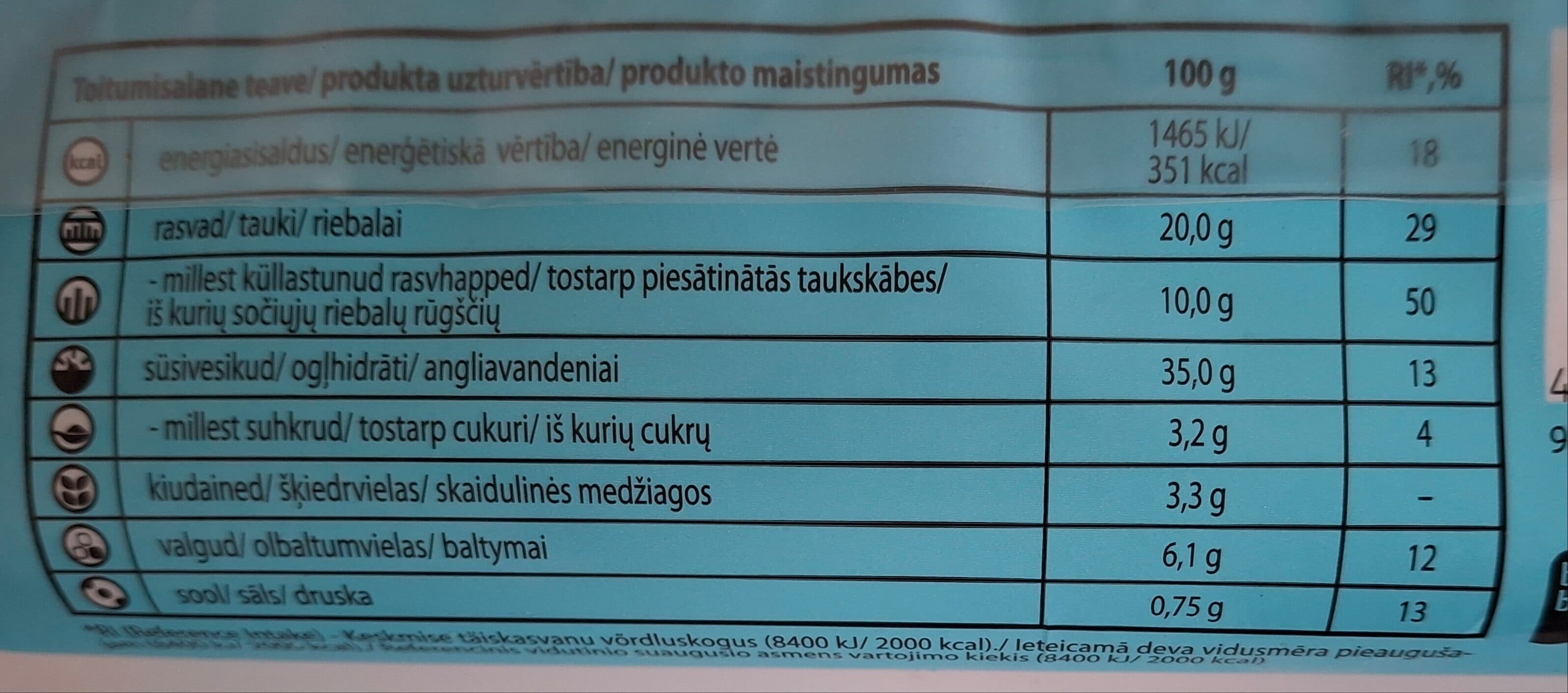 Open Food Facts Pärmi-lehttaigen packshot