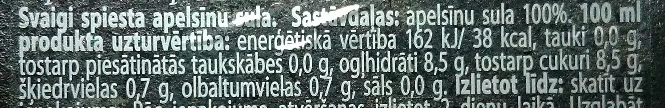 Rimi Svaigi spiesta apelsīnu sula packshot