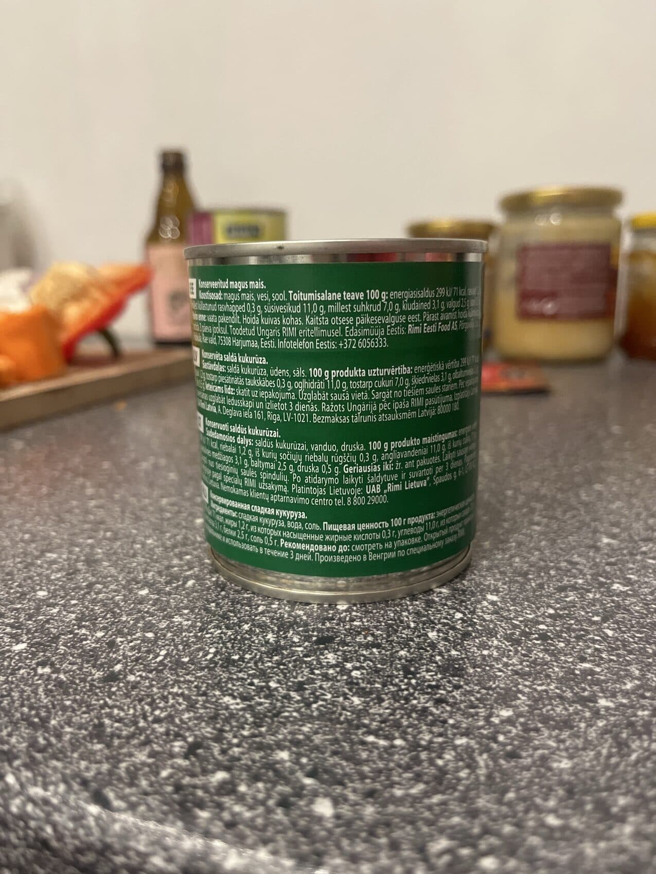 Rimi konservēta saldā kukuruza packshot