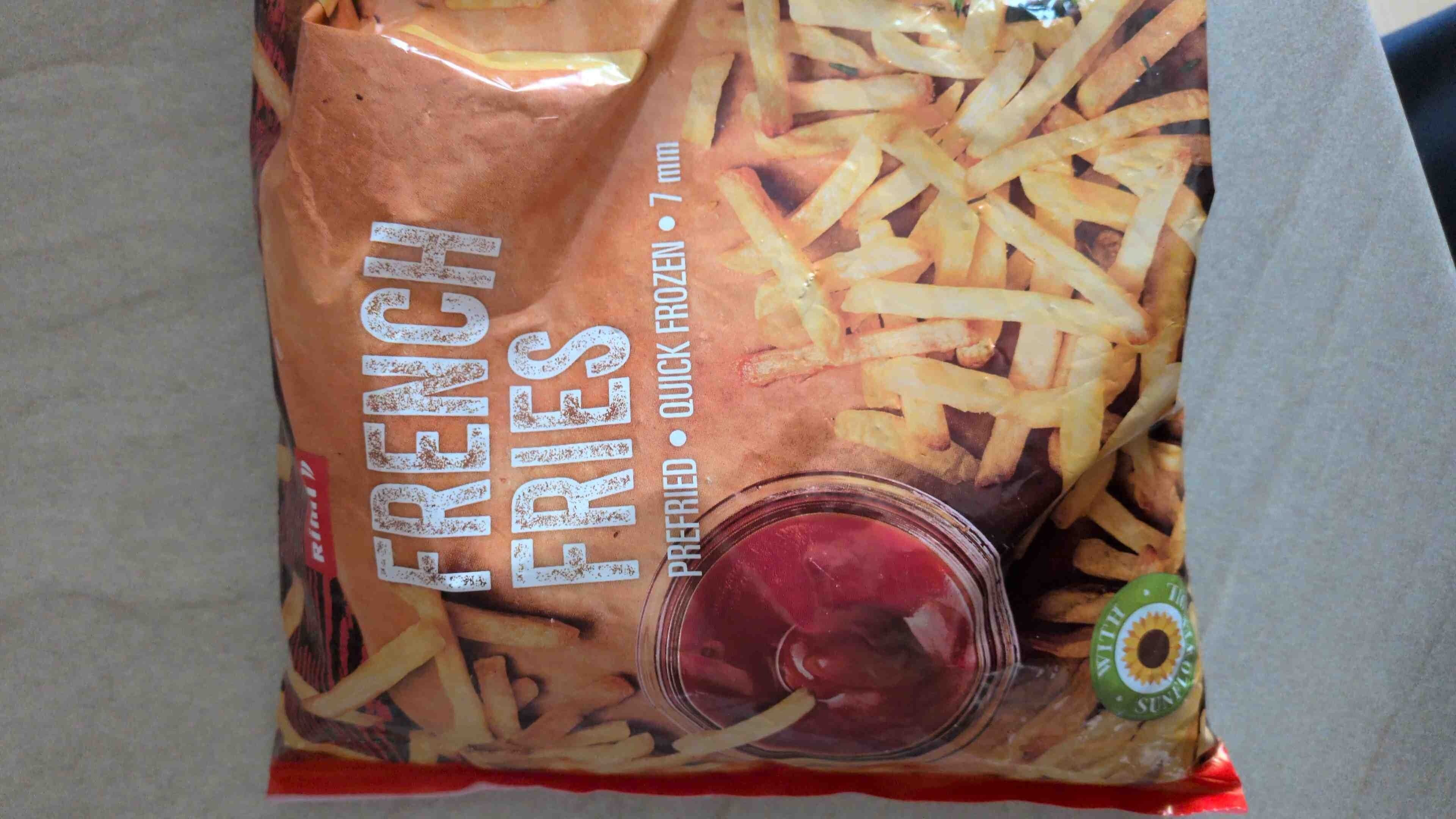 Rimi French fries packshot