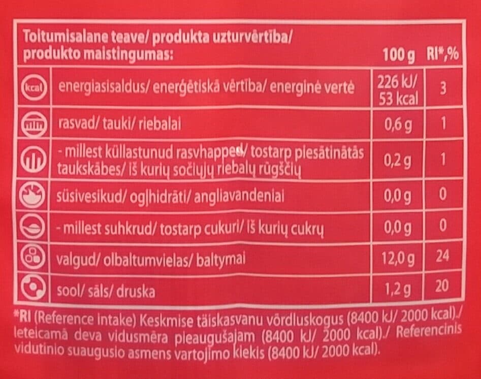 Rimi Vārītas, attīrītas garneles Vannamei packshot