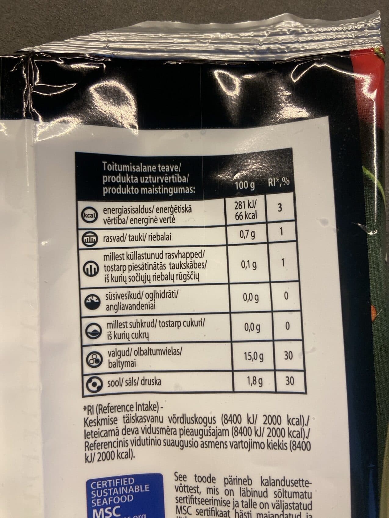 Rimi MARE Cooked & peeled Northern Prawns packshot
