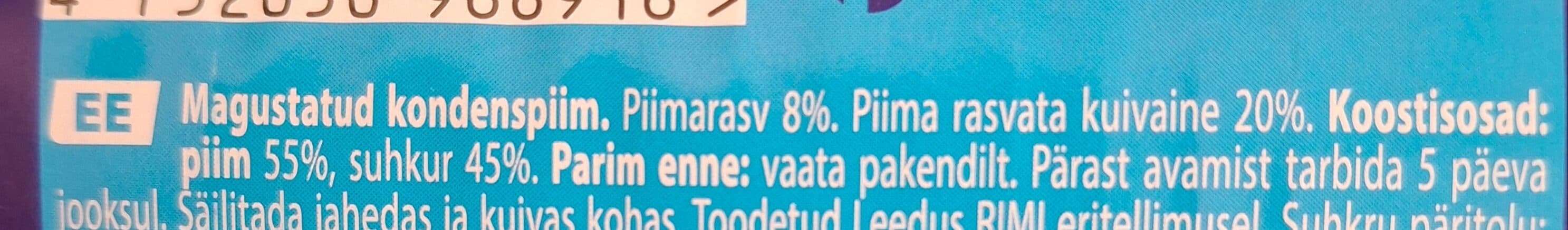 Rimi Magustatud Kondenspiim packshot