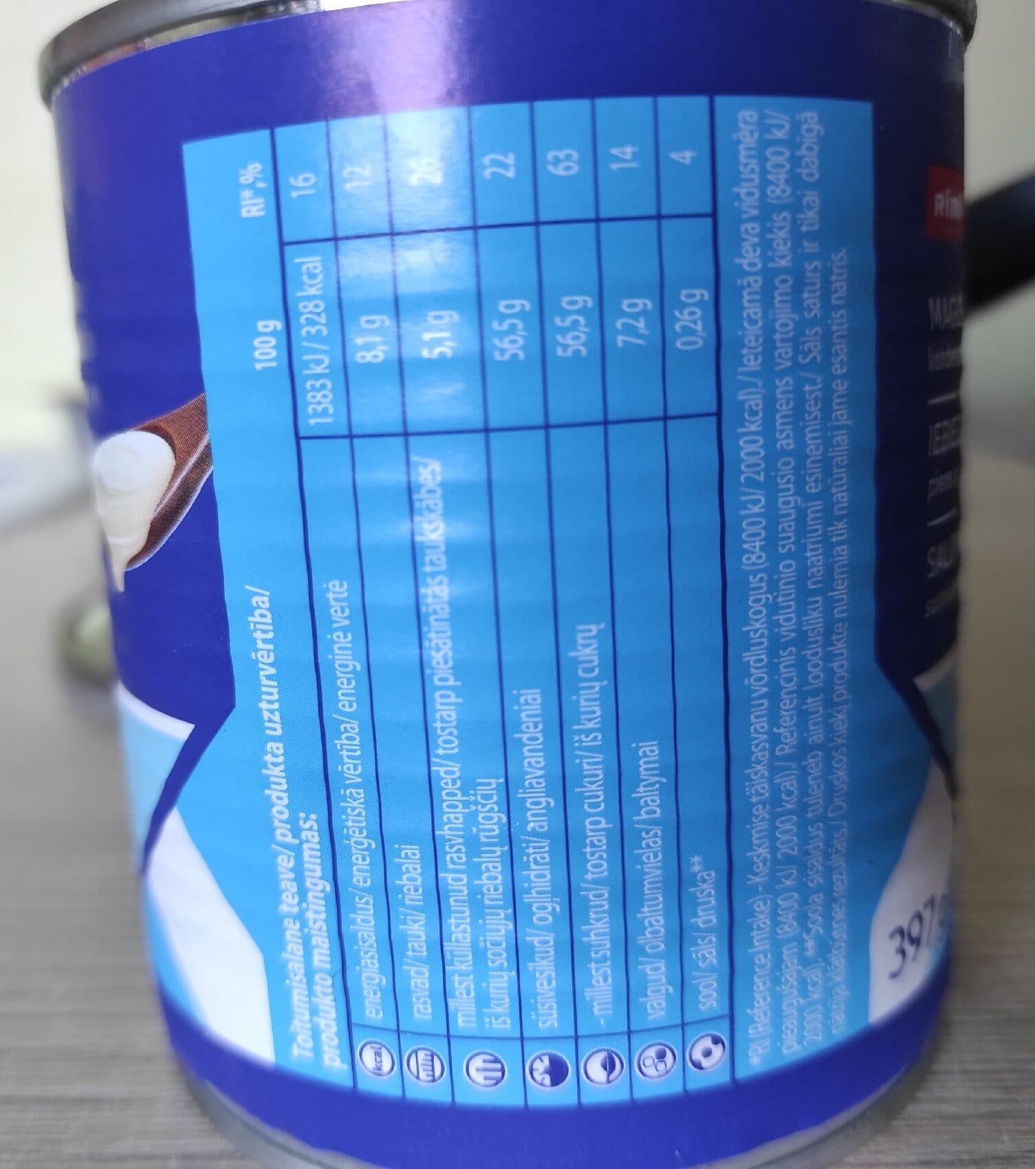 Rimi Magustatud Kondenspiim packshot