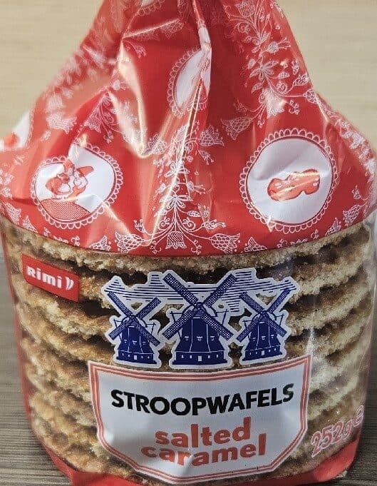 Rimi Stroopwafles With Salted Caramel packshot