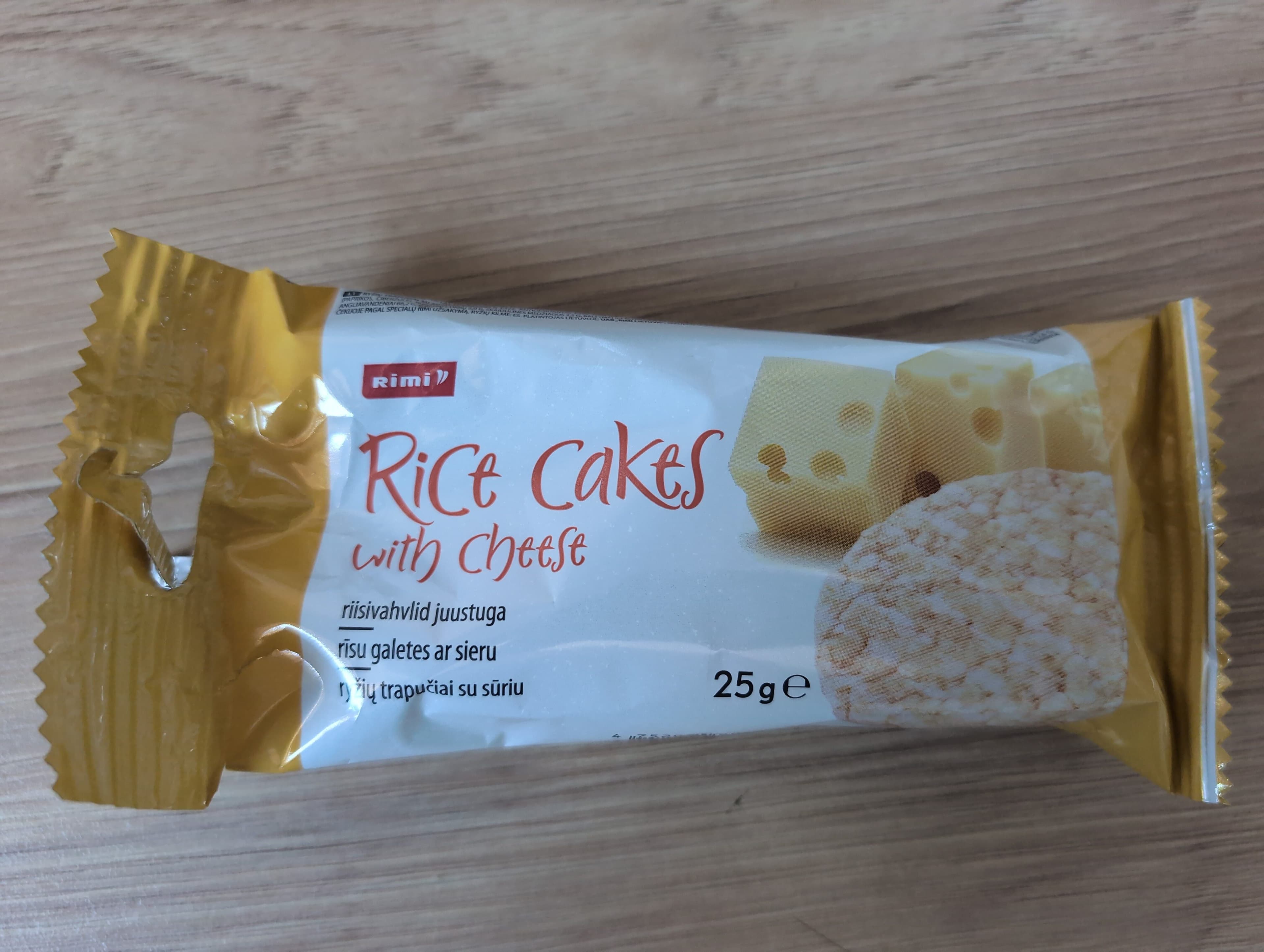 Rimi Rice Cakes with Cheese packshot