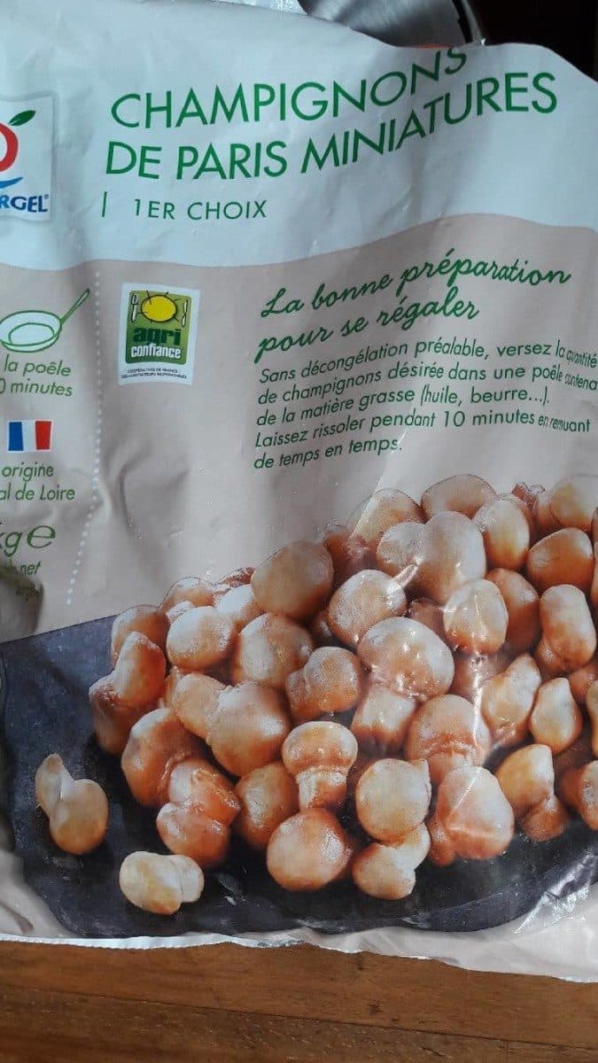 Toupargel Champignons de Paris miniatures packshot