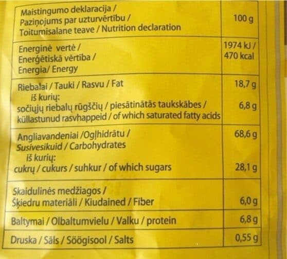 Javinė šokoladiniai javinukai packshot