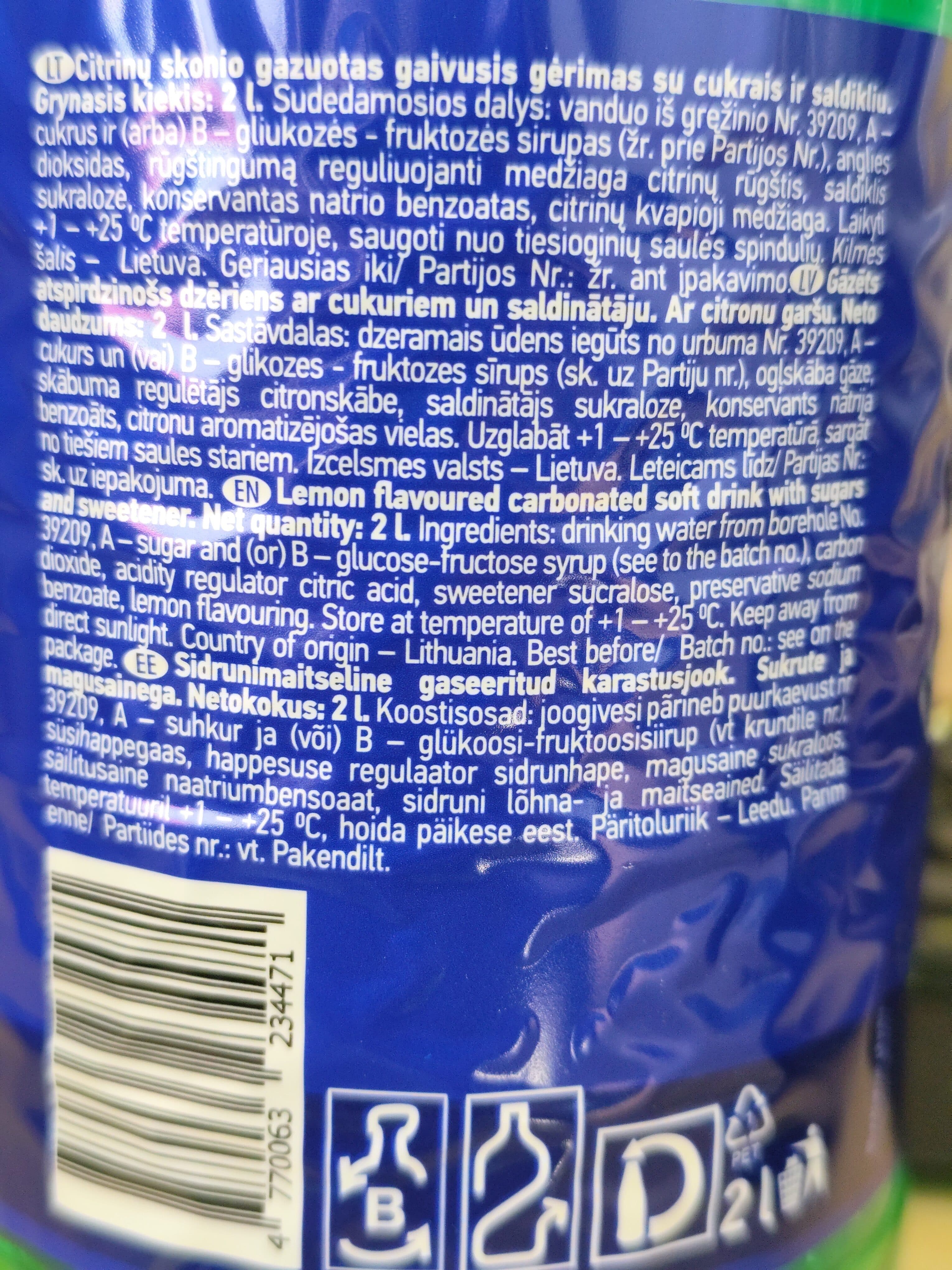 Rasa citrus limonade packshot