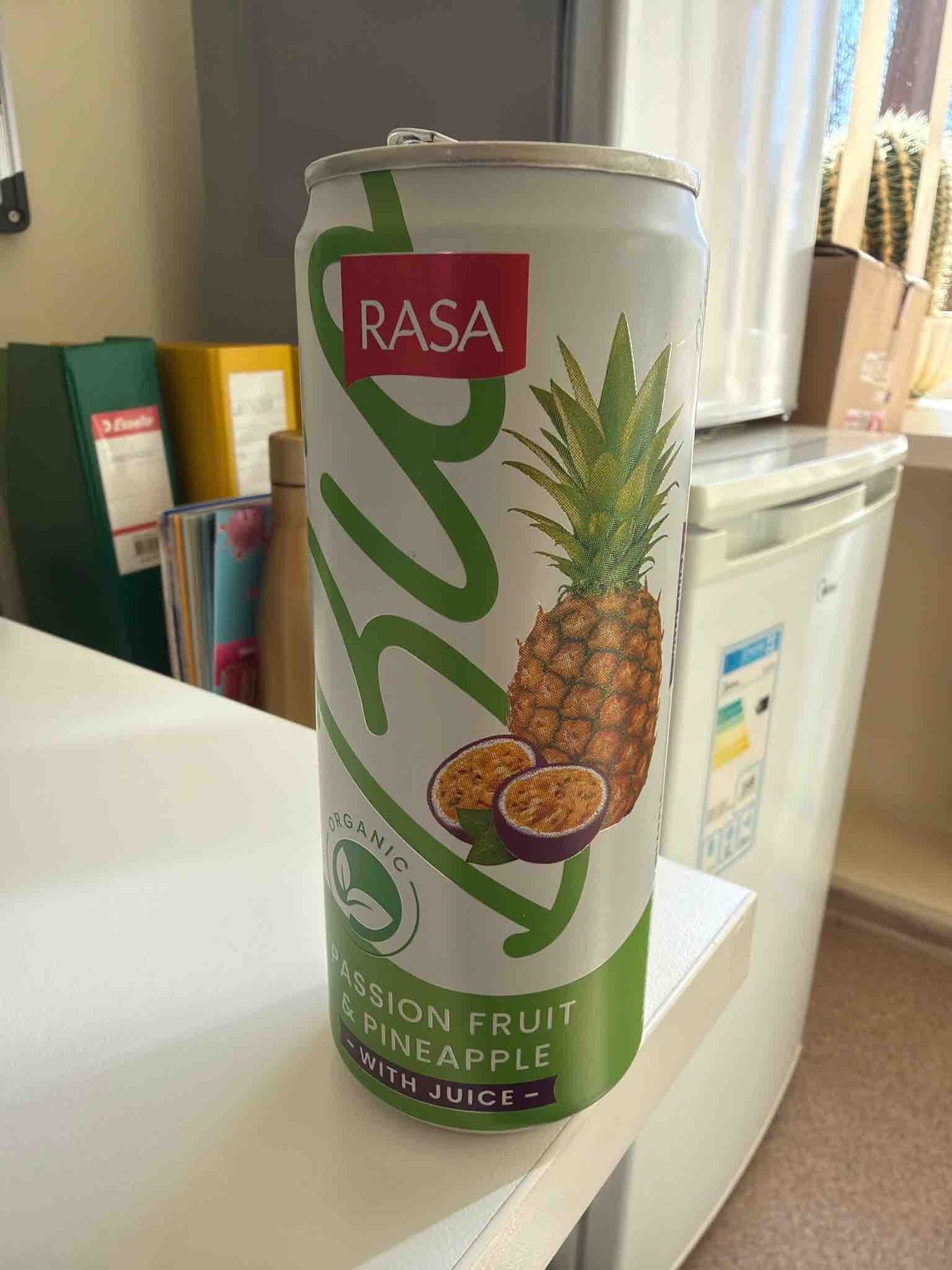 RASA Organic Passion Fruit & Pineapple With Juice packshot