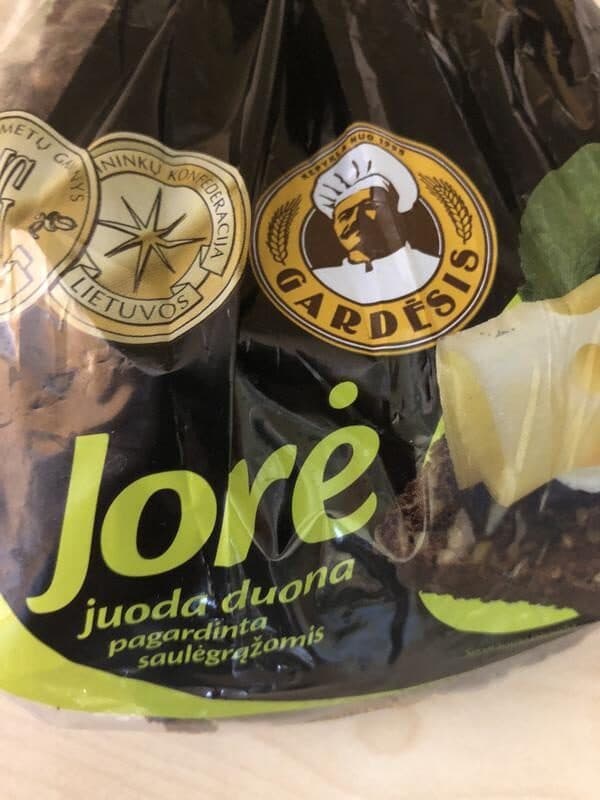 Jorė Juoda duona su saulėgrąžomis Jorė packshot