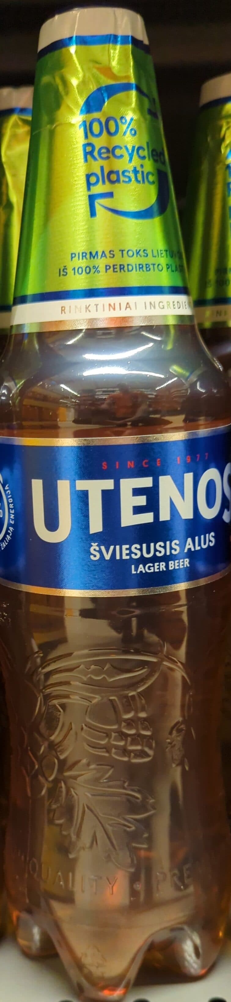 Utenos Šviesusis alus packshot