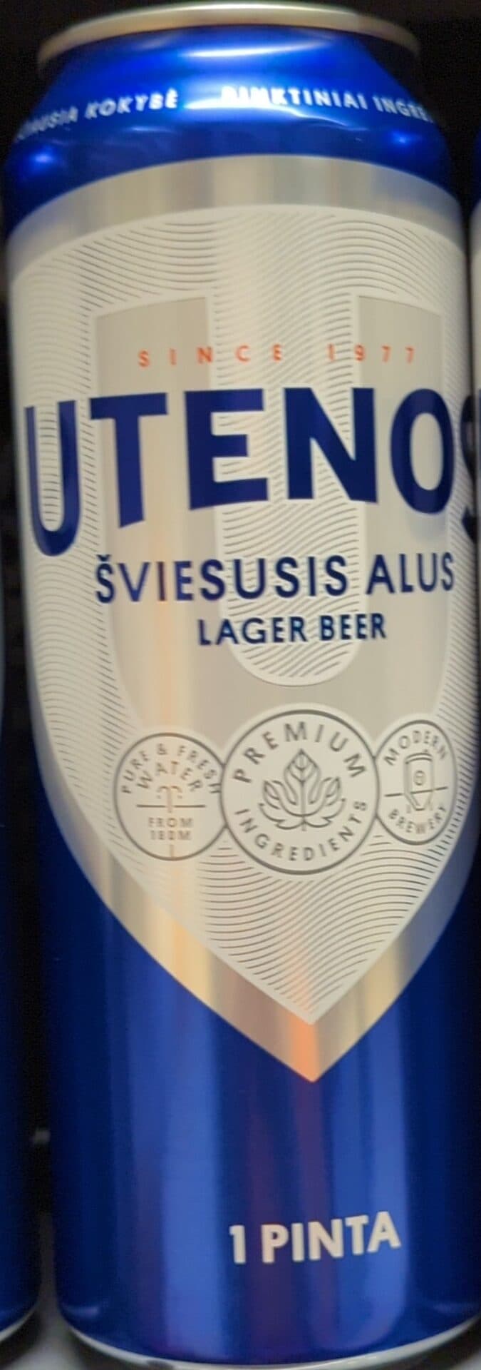 Utenos šviesusis packshot