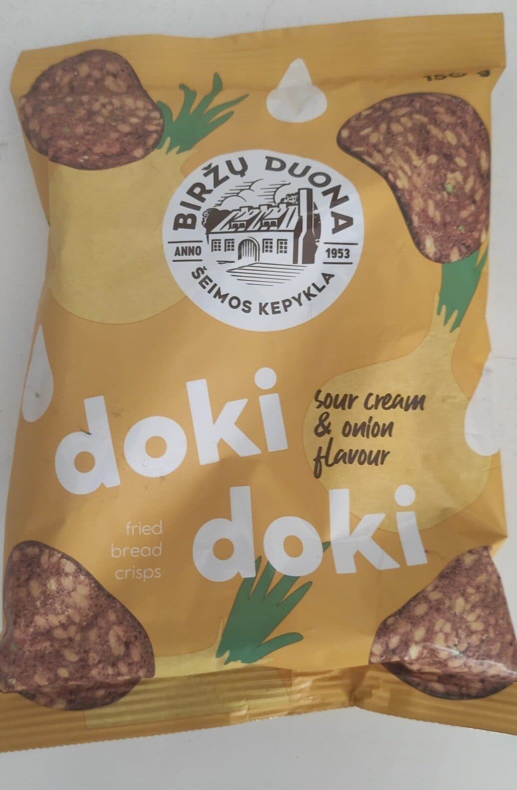 Birzu Duona Doki Doki Sour Cream & Onion packshot