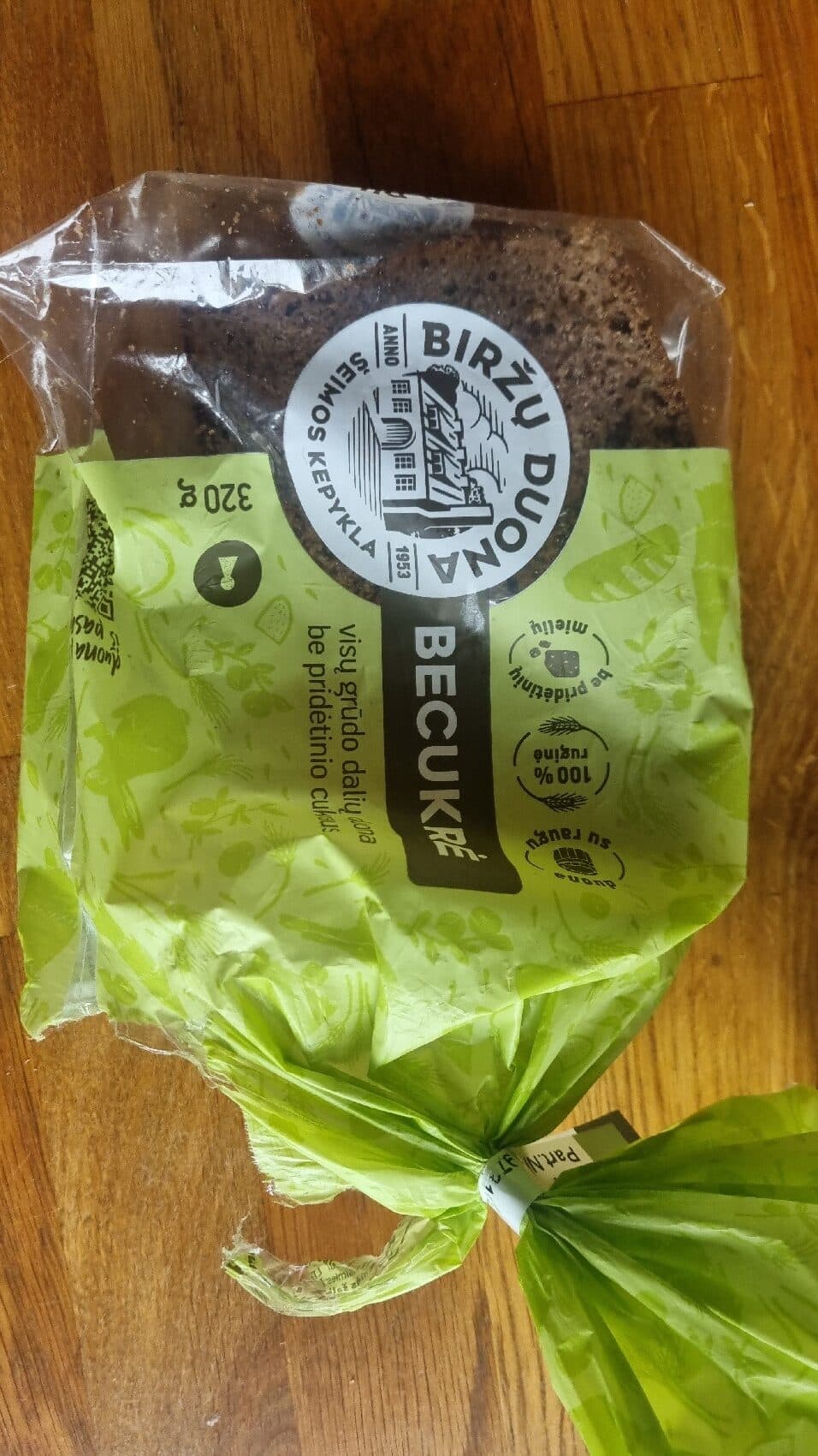 Biržų Duona Becukrė Duona packshot