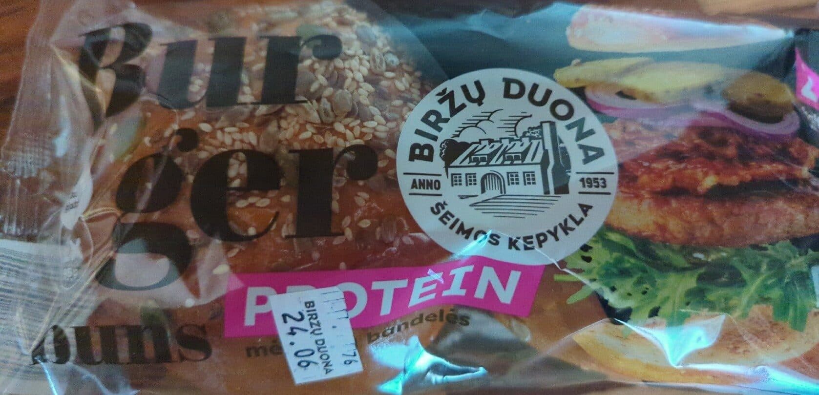 Biržų Duona Protein Burger Bun packshot