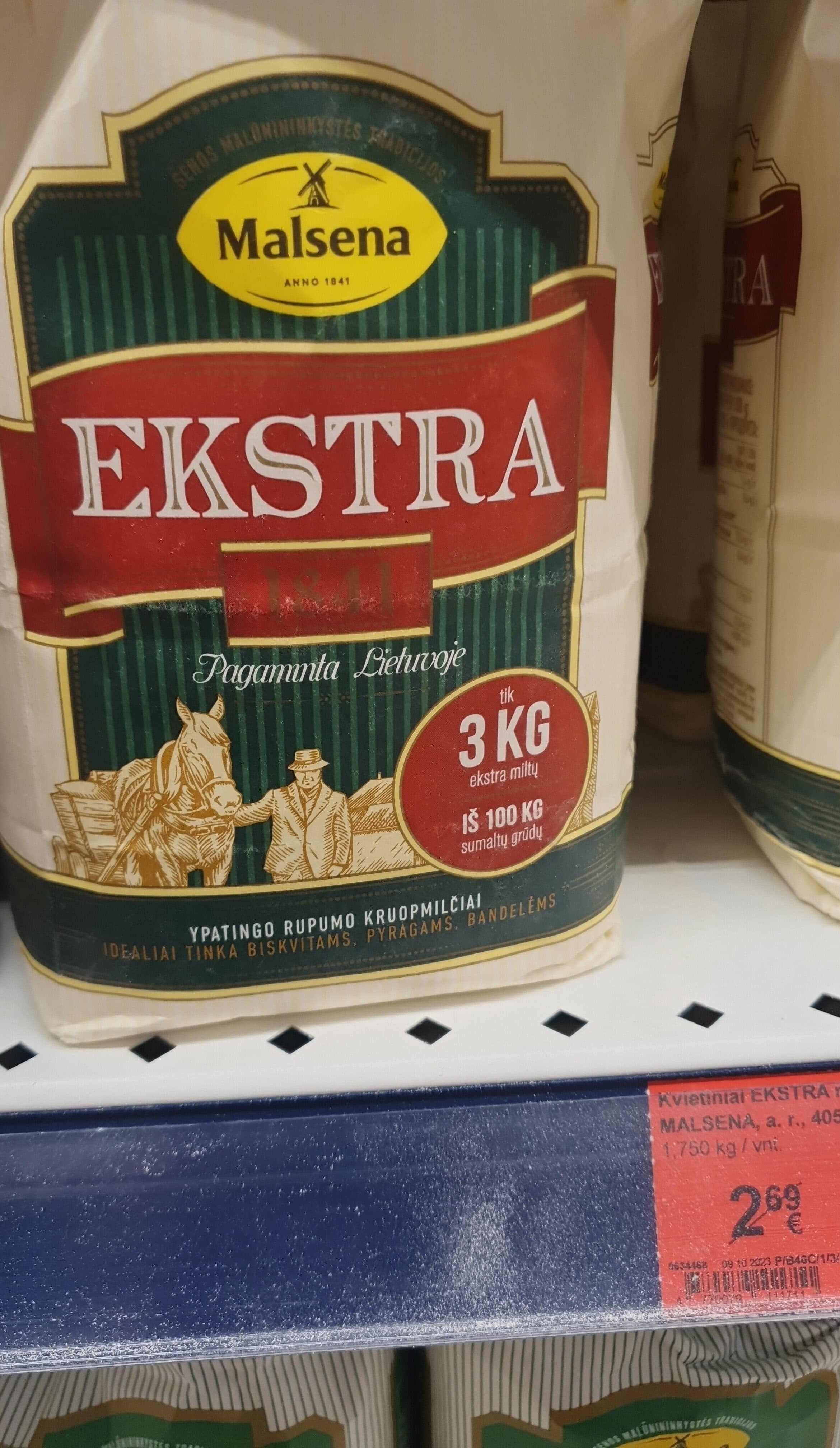 Miltai ekstra packshot