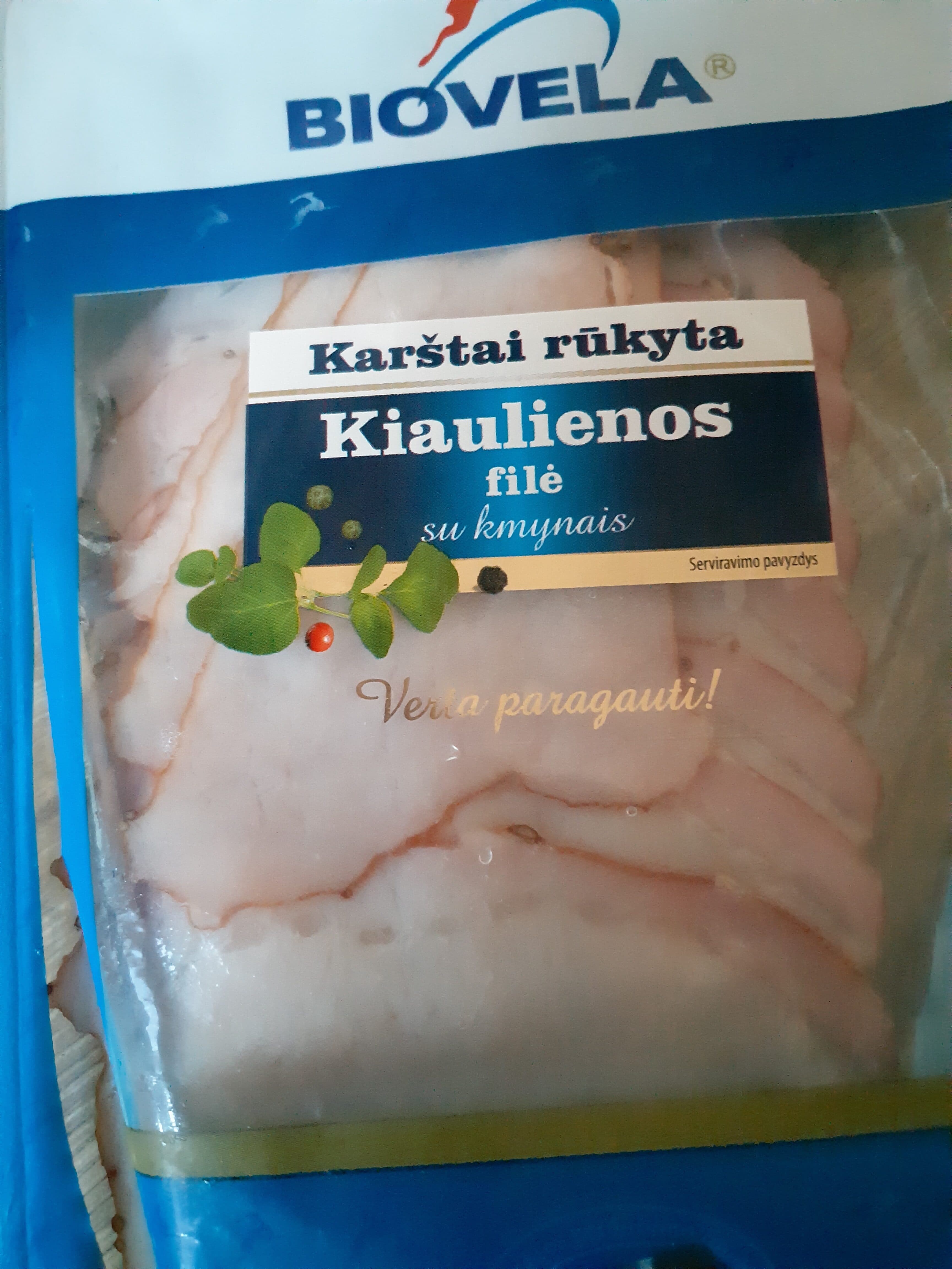 BIOVELA kiaulienos filė su kmynais packshot