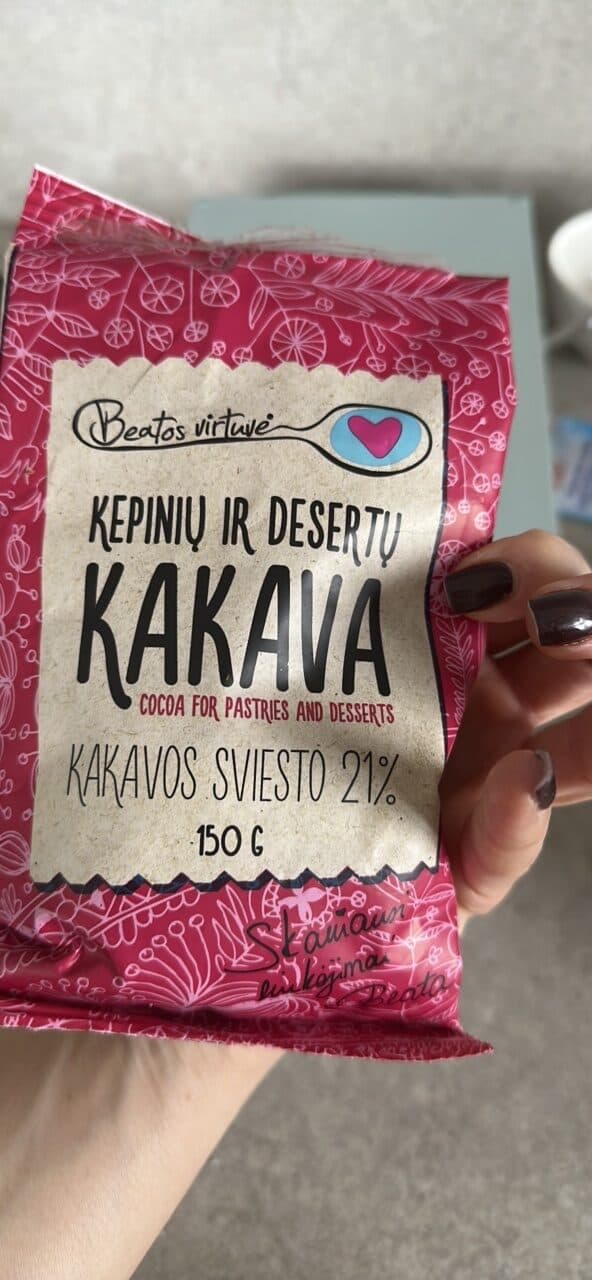 Beatos virtuvė Kepinių ir desertų Kakava packshot