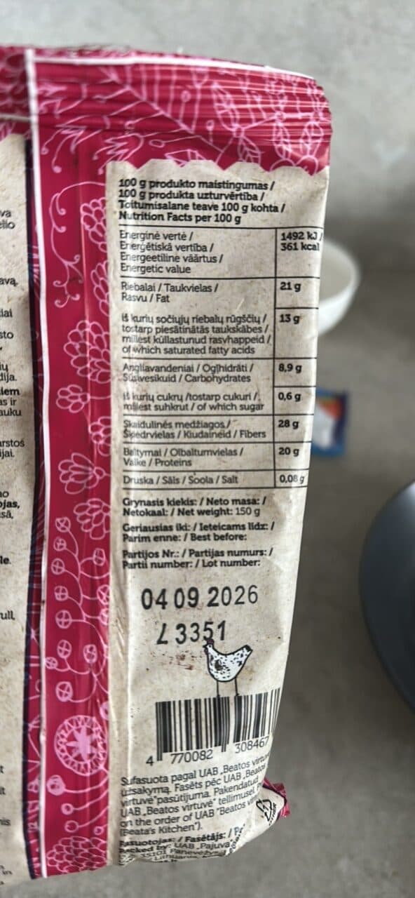 Beatos virtuvė Kepinių ir desertų Kakava packshot