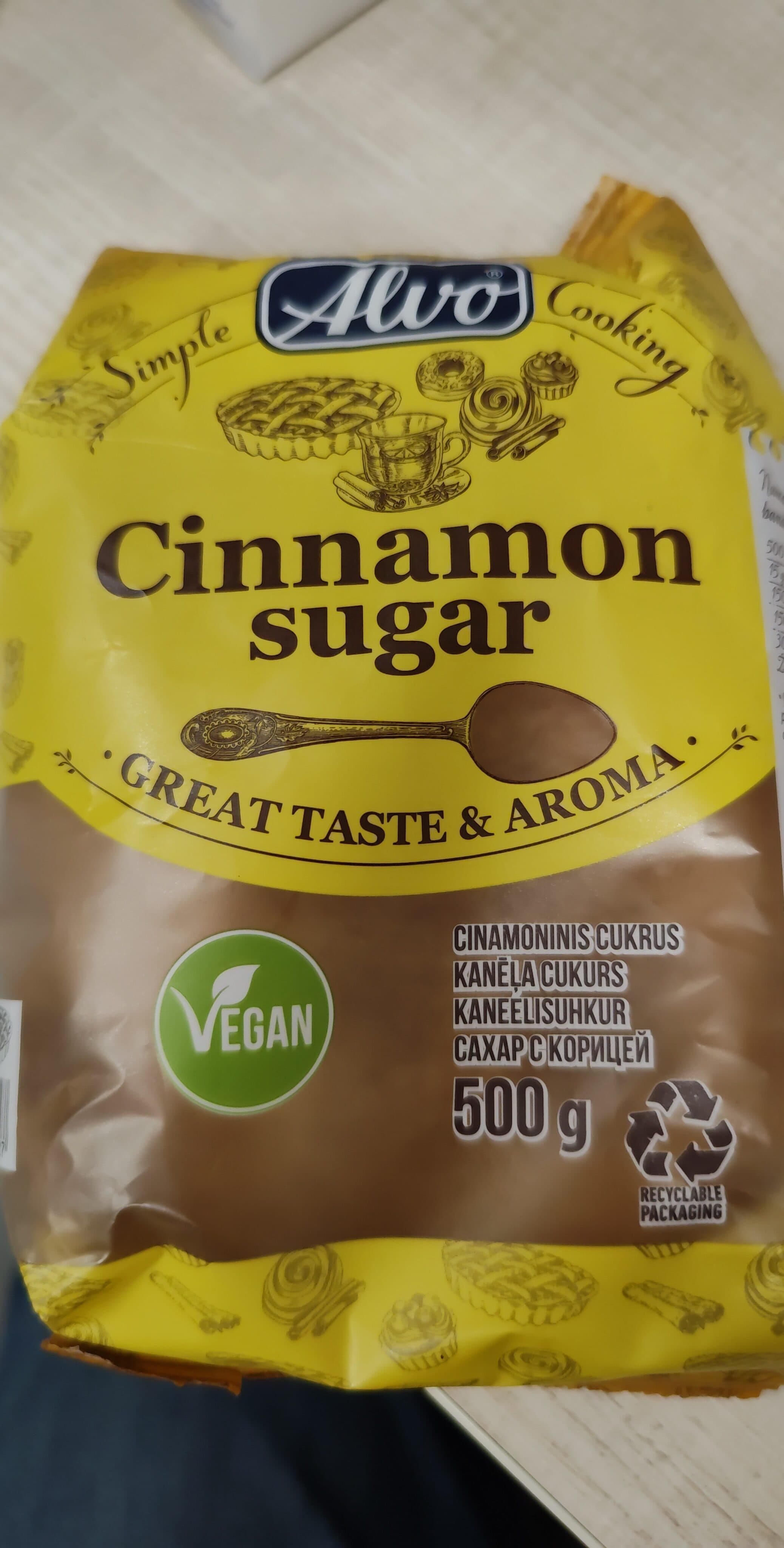 Cinamoninis cukrus packshot