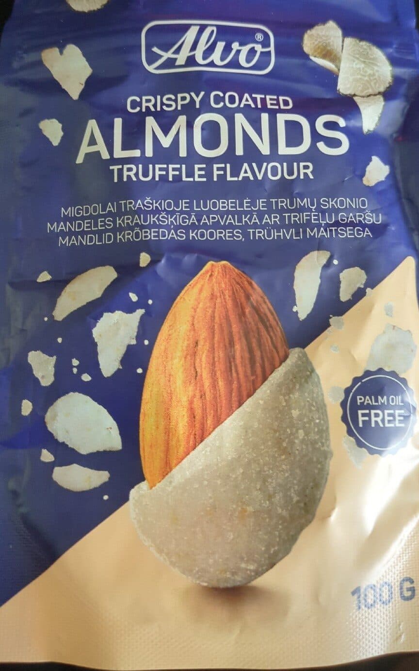 Alvo Crispy Coated Almonds Truffle Flavour packshot