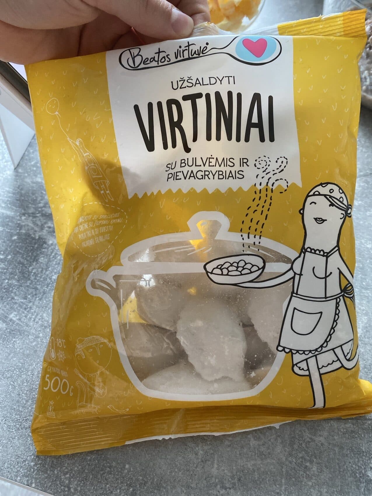 Beatos Virtuvė Virtiniai Su Bulvėmis Ir Pievagrybiais packshot