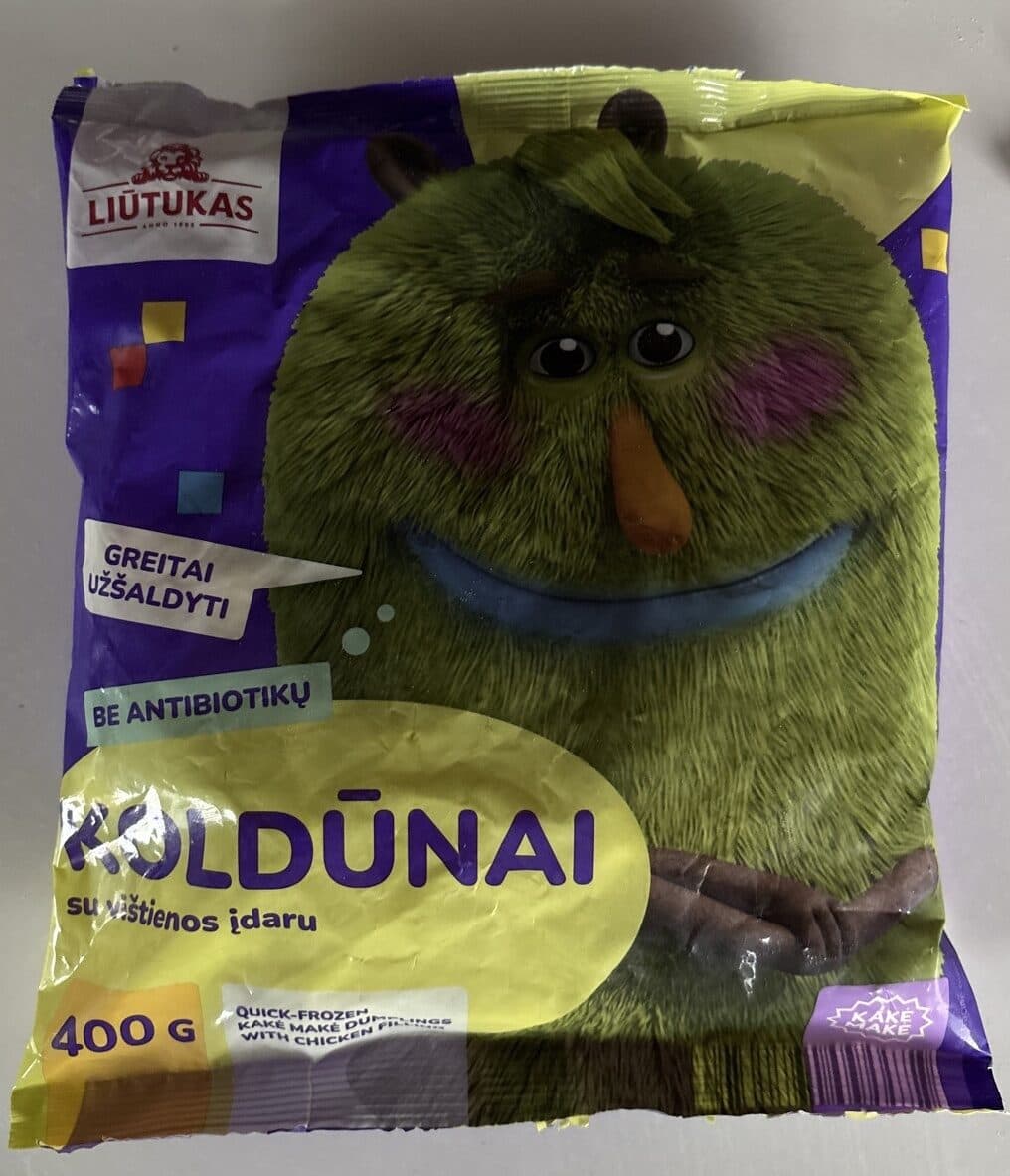Liūtukas Koldūnai Su Vištienos Įdaru packshot