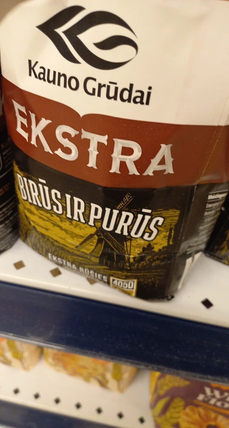 Kauno grūdai Miltai ekstra packshot