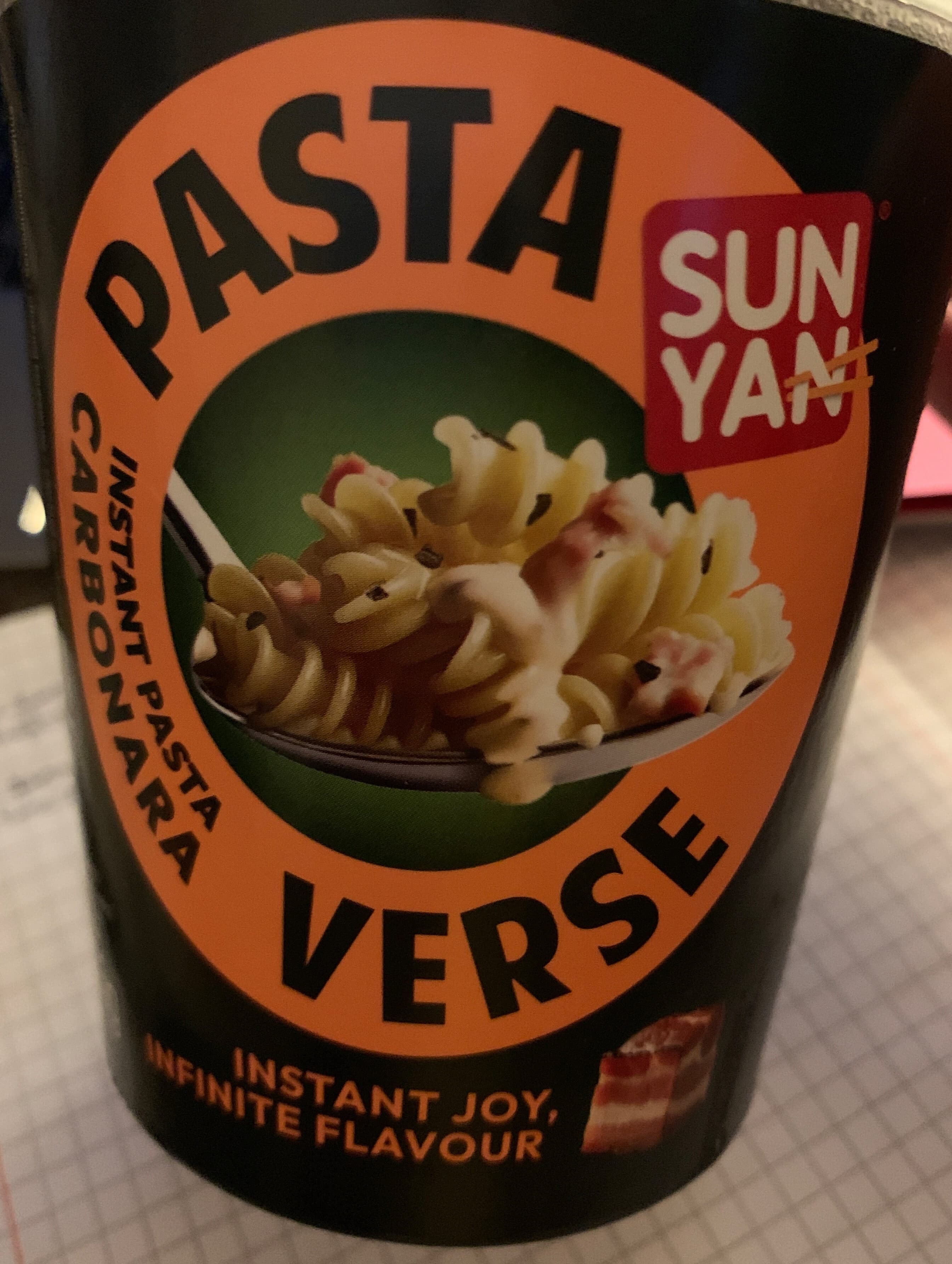 SunYan Pasta Carbonara Instant packshot