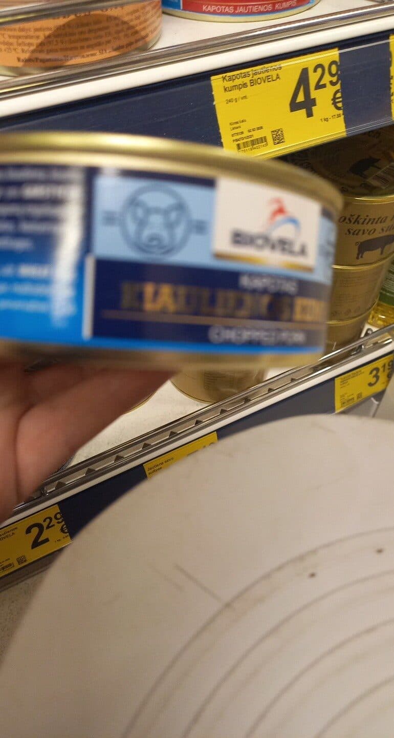 Biovela Kapota Kiaulienos Kumpis packshot