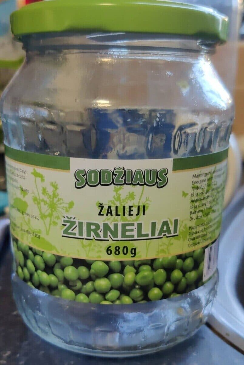 Peas in a jar packshot