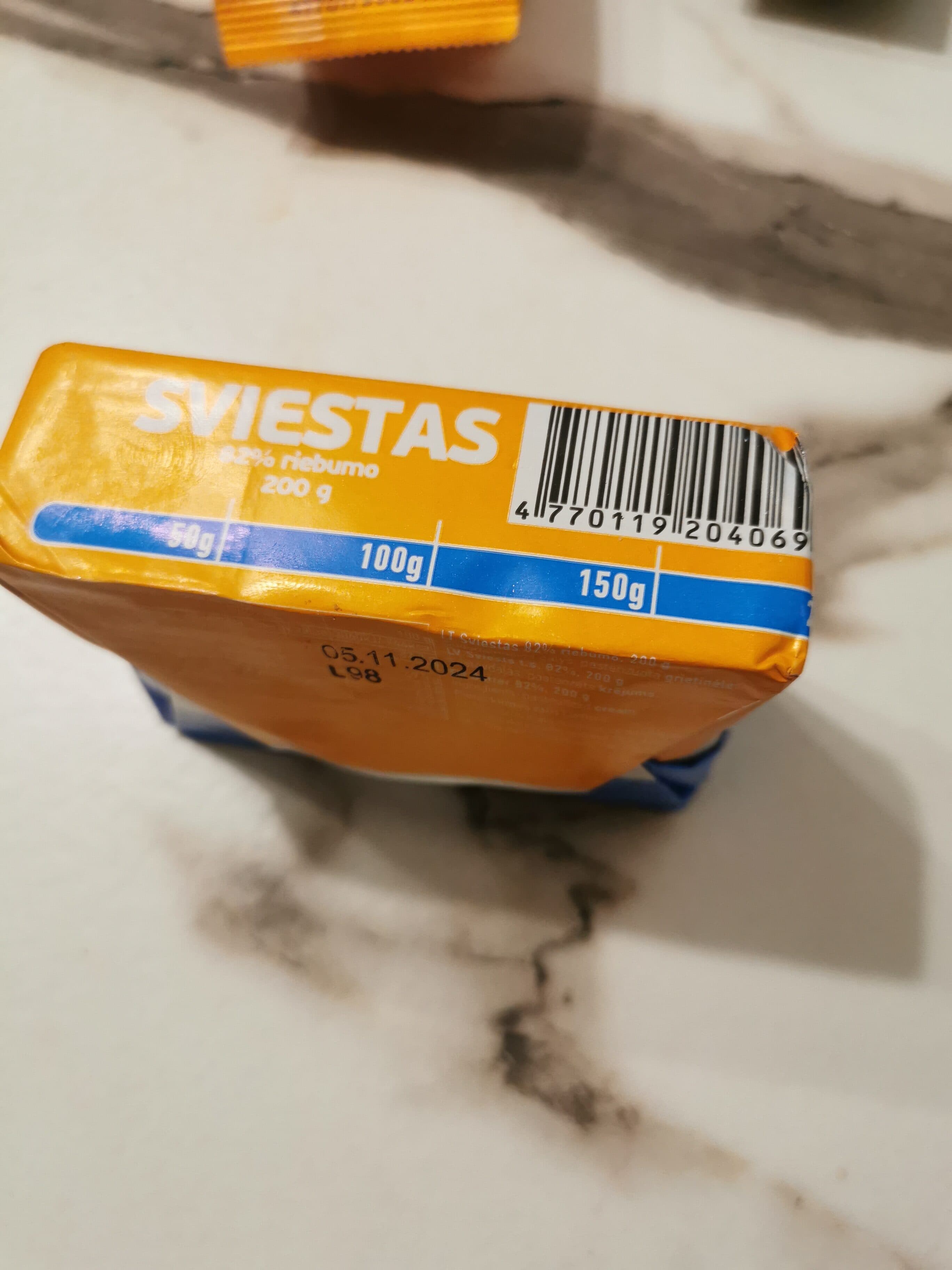 Piemenėlio Sviests 82% packshot