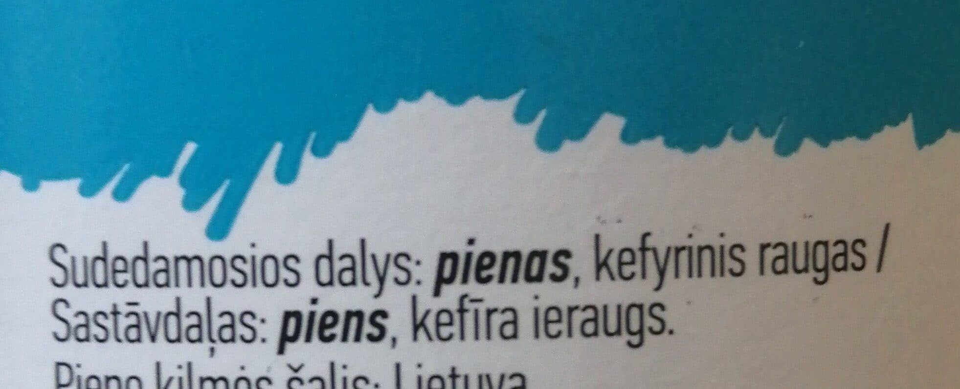 Piemenėlio Kefir packshot