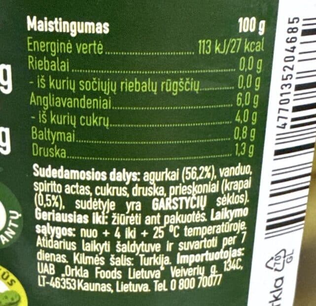 Spilva Pickles packshot