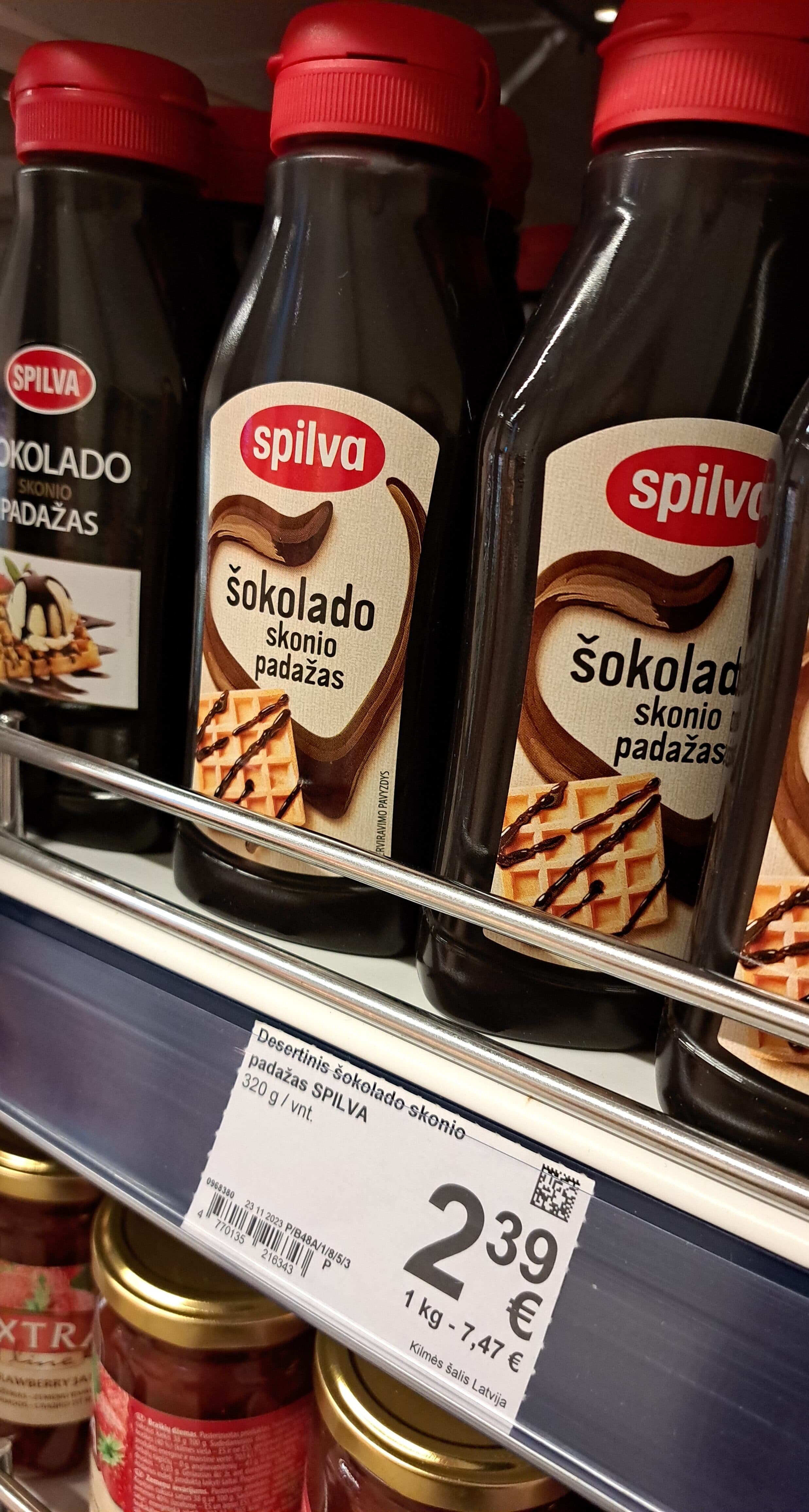 Spilva Spalva šokolado padažas packshot