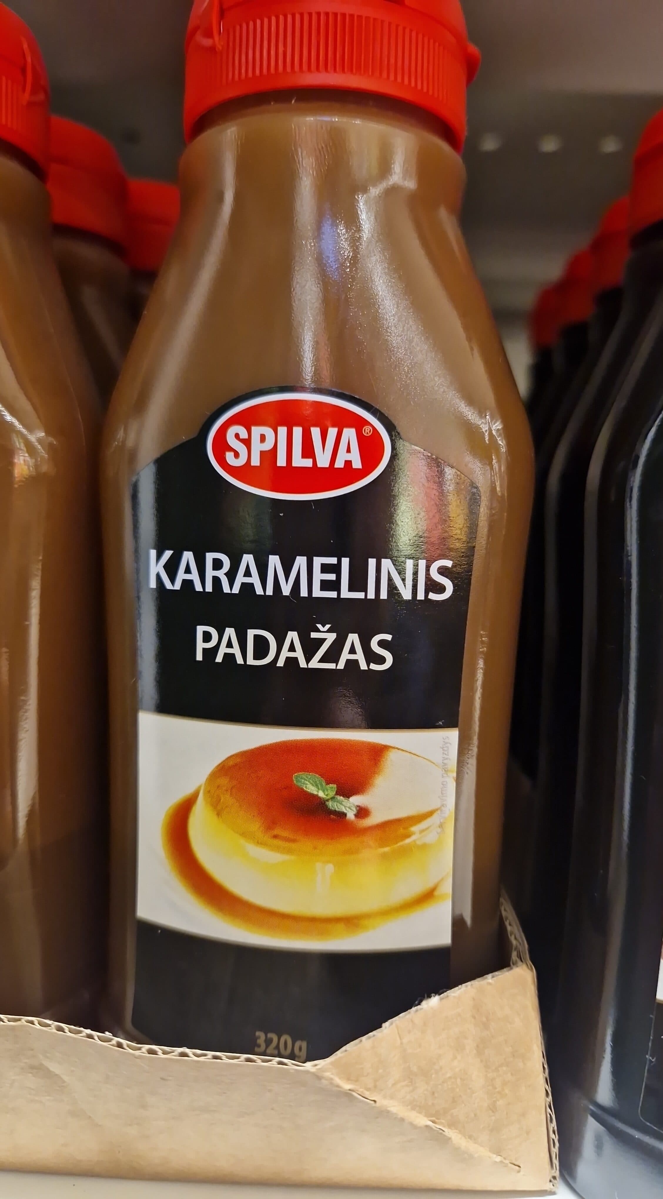 Spilva Desertinis karamelinis padažas SPILVA packshot