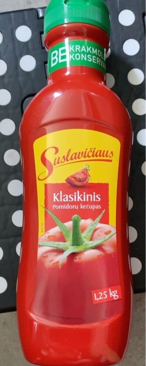Suslavičiaus Pomidoru kecupas packshot