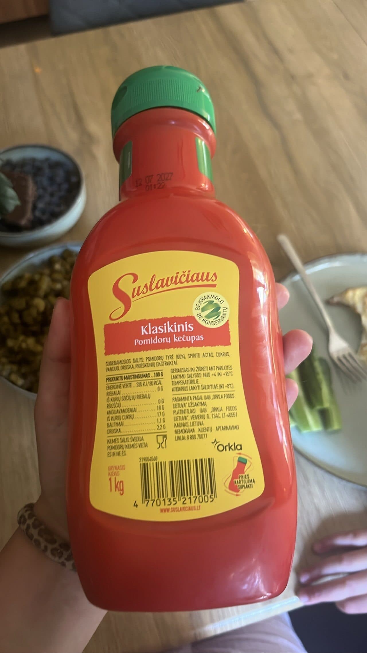 Suslavičiaus Klasikinis Pomidorų Kečupas packshot