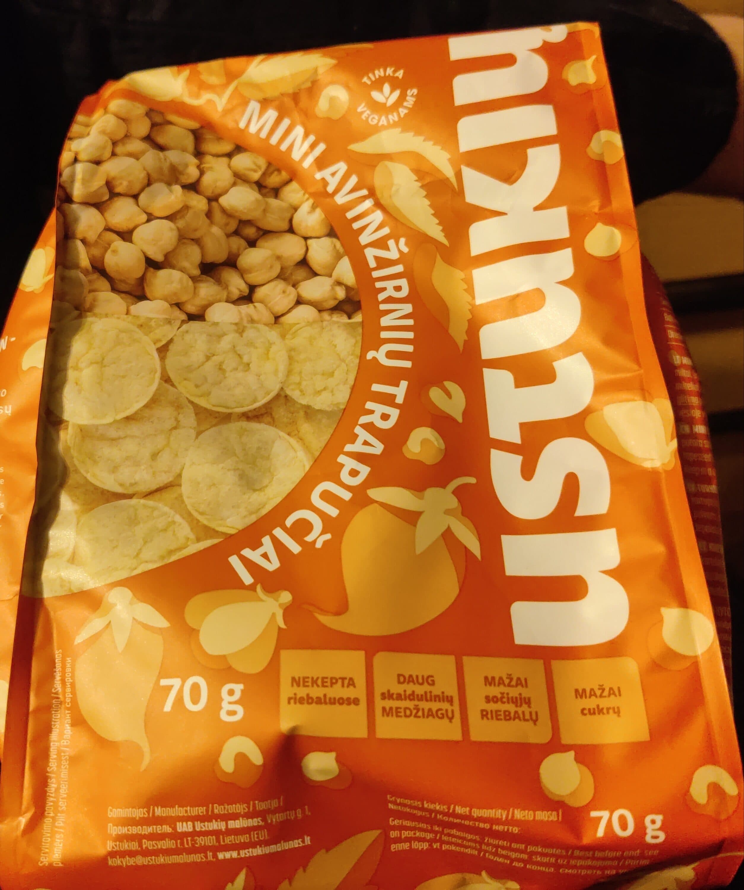 Ustukių product packshot
